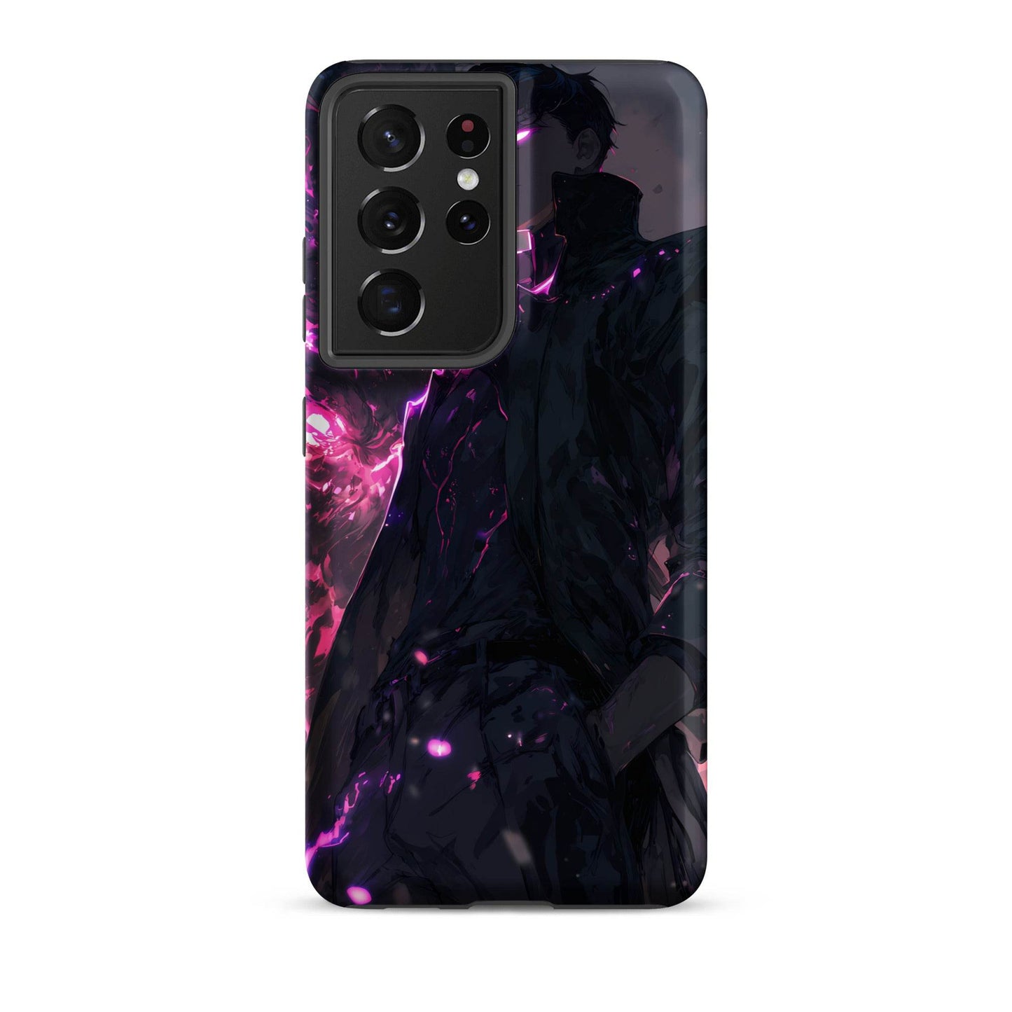 Solo Leveling Sung Jinwoo Shadow Monarch Anime Fan Art Tough case for Samsung® - Chromavolt