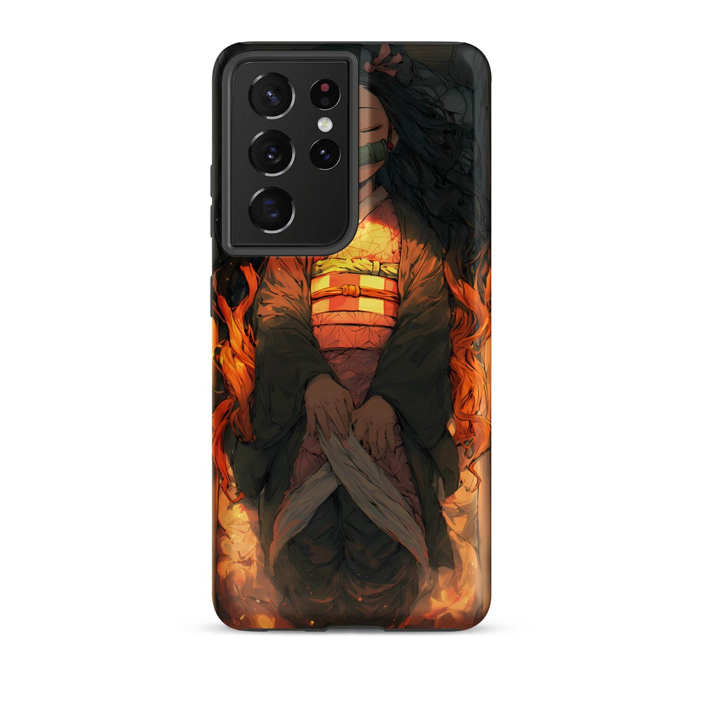 Sleeping Nezuko, Demon Slayer Anime Tough case for Samsung® - Chromavolt
