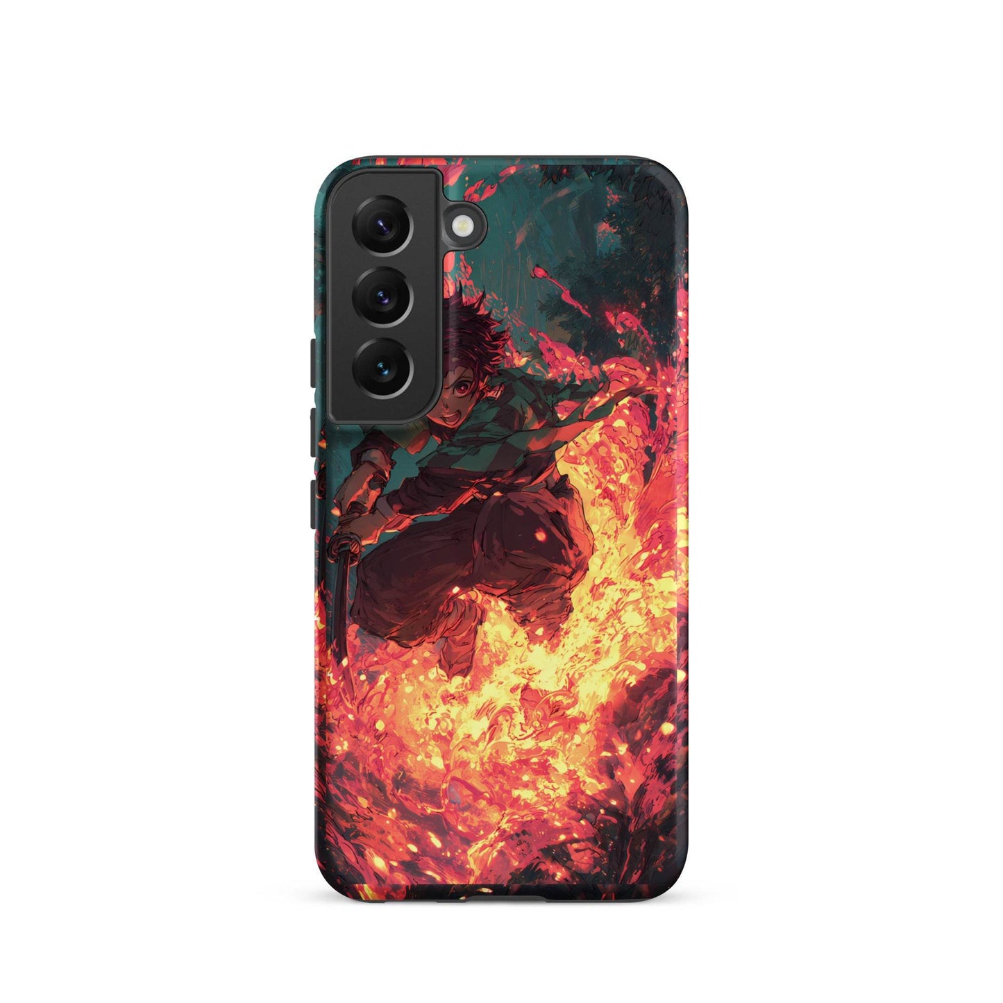 Tanjiro Kamado Hinokami Kagura, Demon Slayer Anime Tough case for Samsung® - Chromavolt
