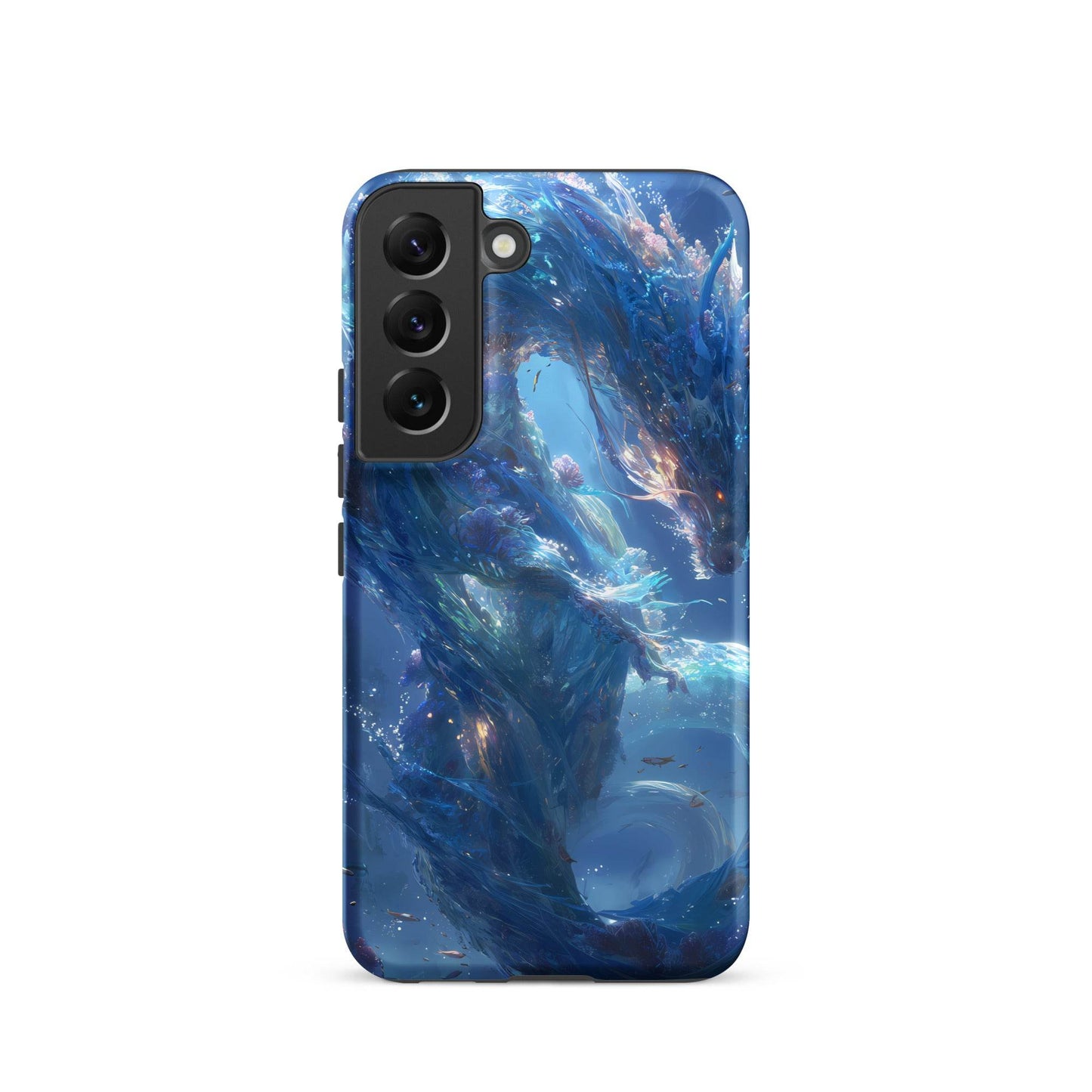 Water Dragon: The Serpent of Serenity Tough case for Samsung® - Chromavolt