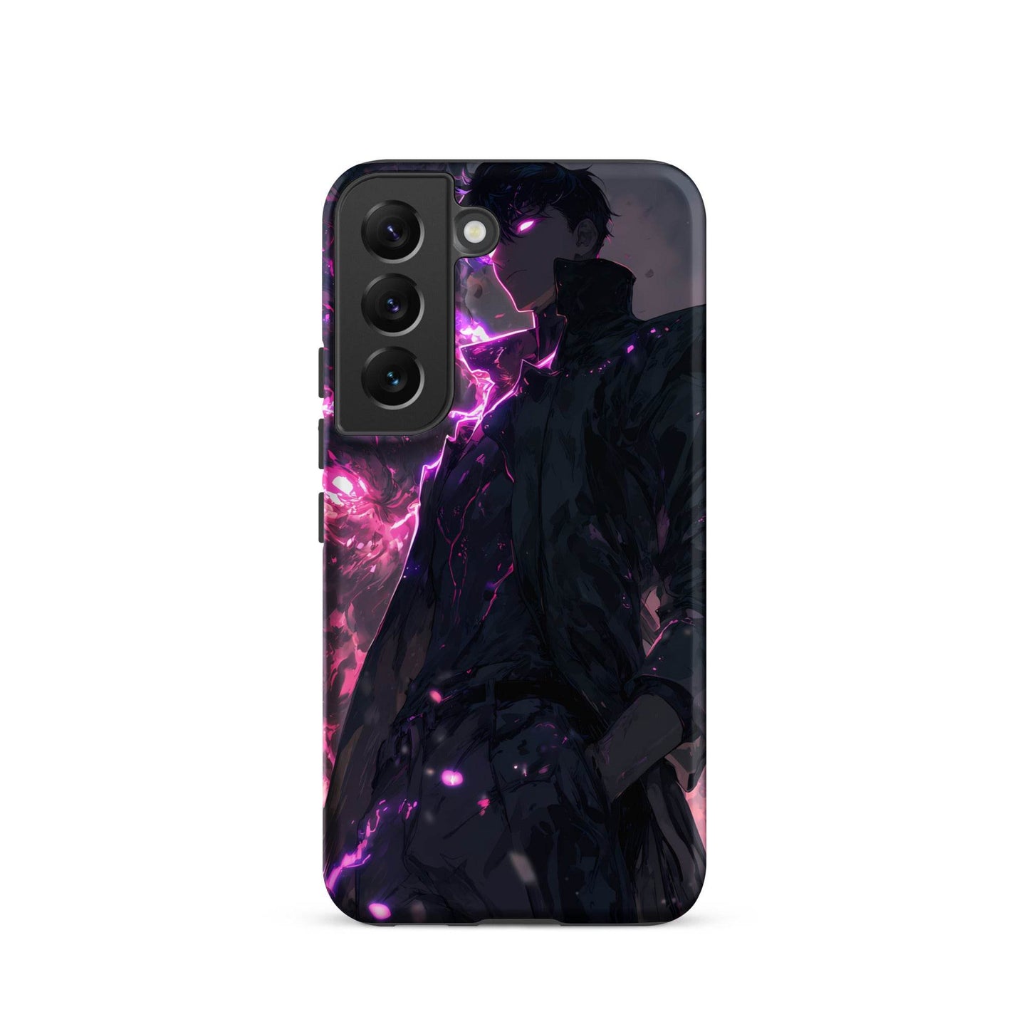 Solo Leveling Sung Jinwoo Shadow Monarch Anime Fan Art Tough case for Samsung® - Chromavolt