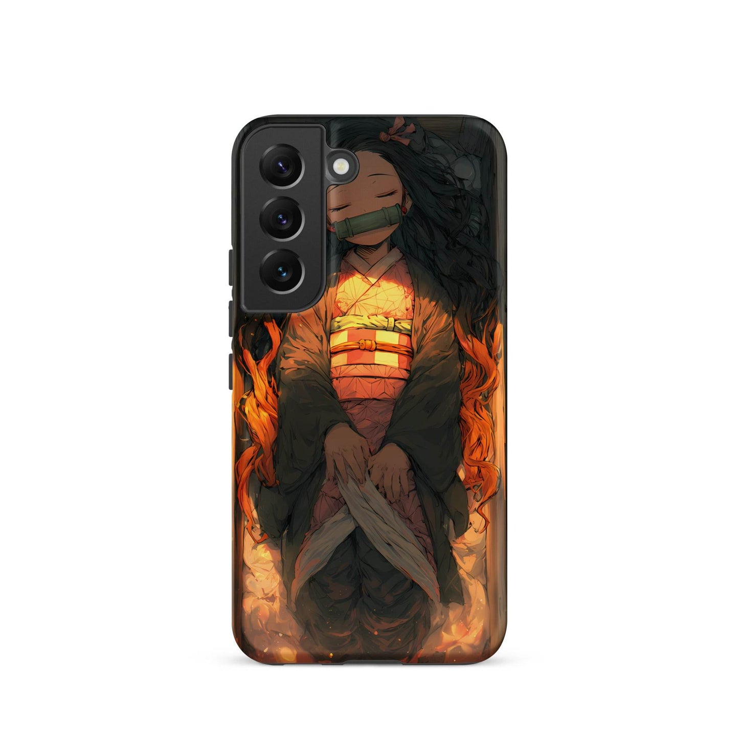 Sleeping Nezuko, Demon Slayer Anime Tough case for Samsung® - Chromavolt