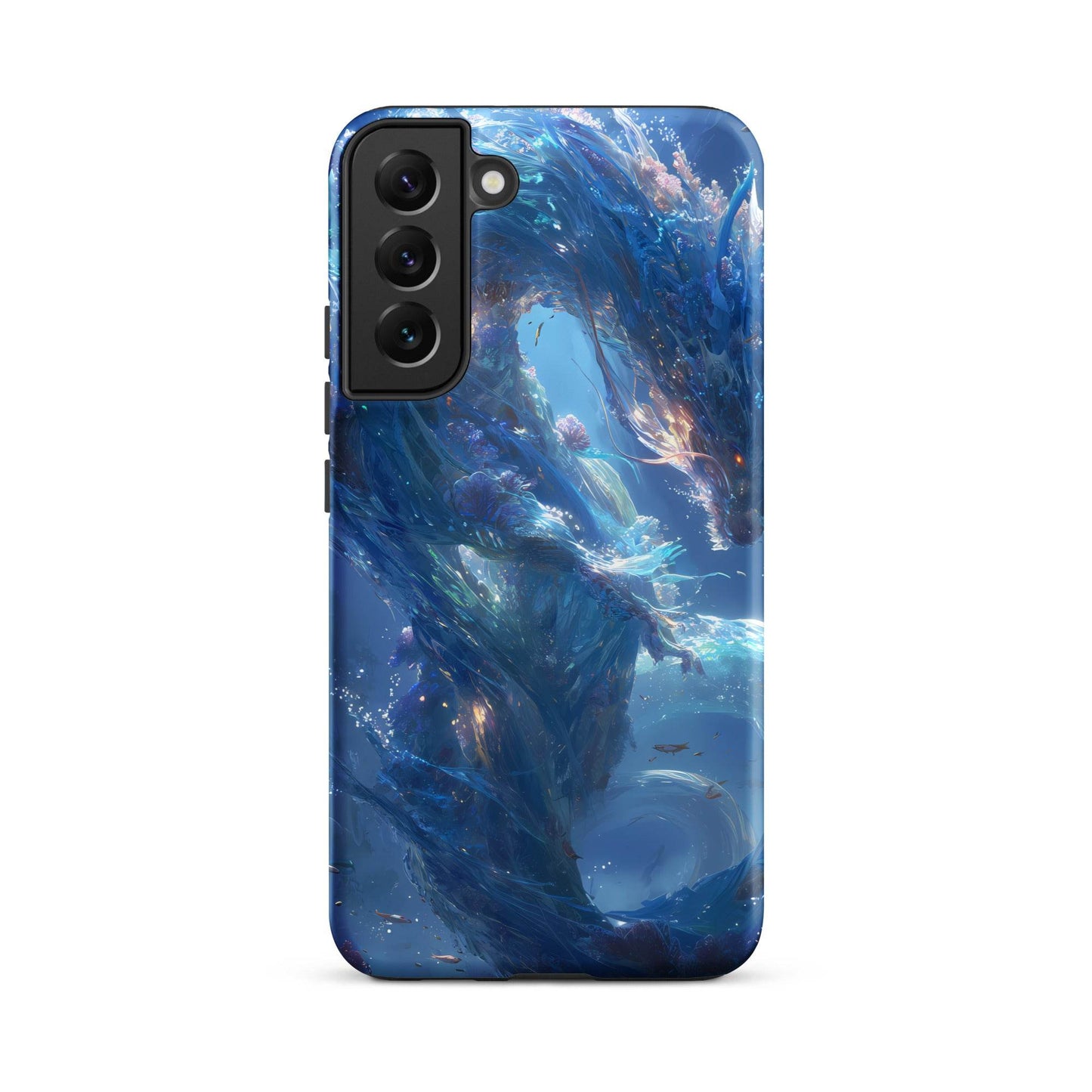 Water Dragon: The Serpent of Serenity Tough case for Samsung® - Chromavolt