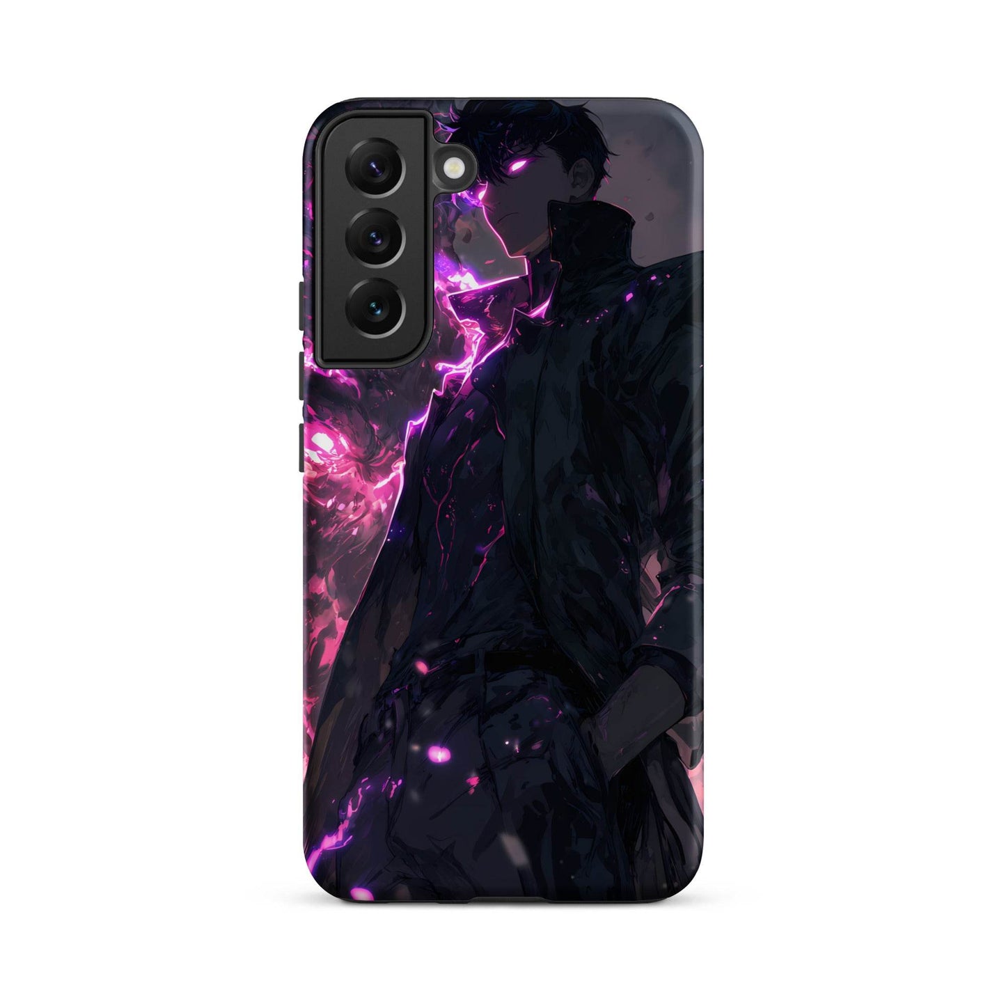 Solo Leveling Sung Jinwoo Shadow Monarch Anime Fan Art Tough case for Samsung® - Chromavolt