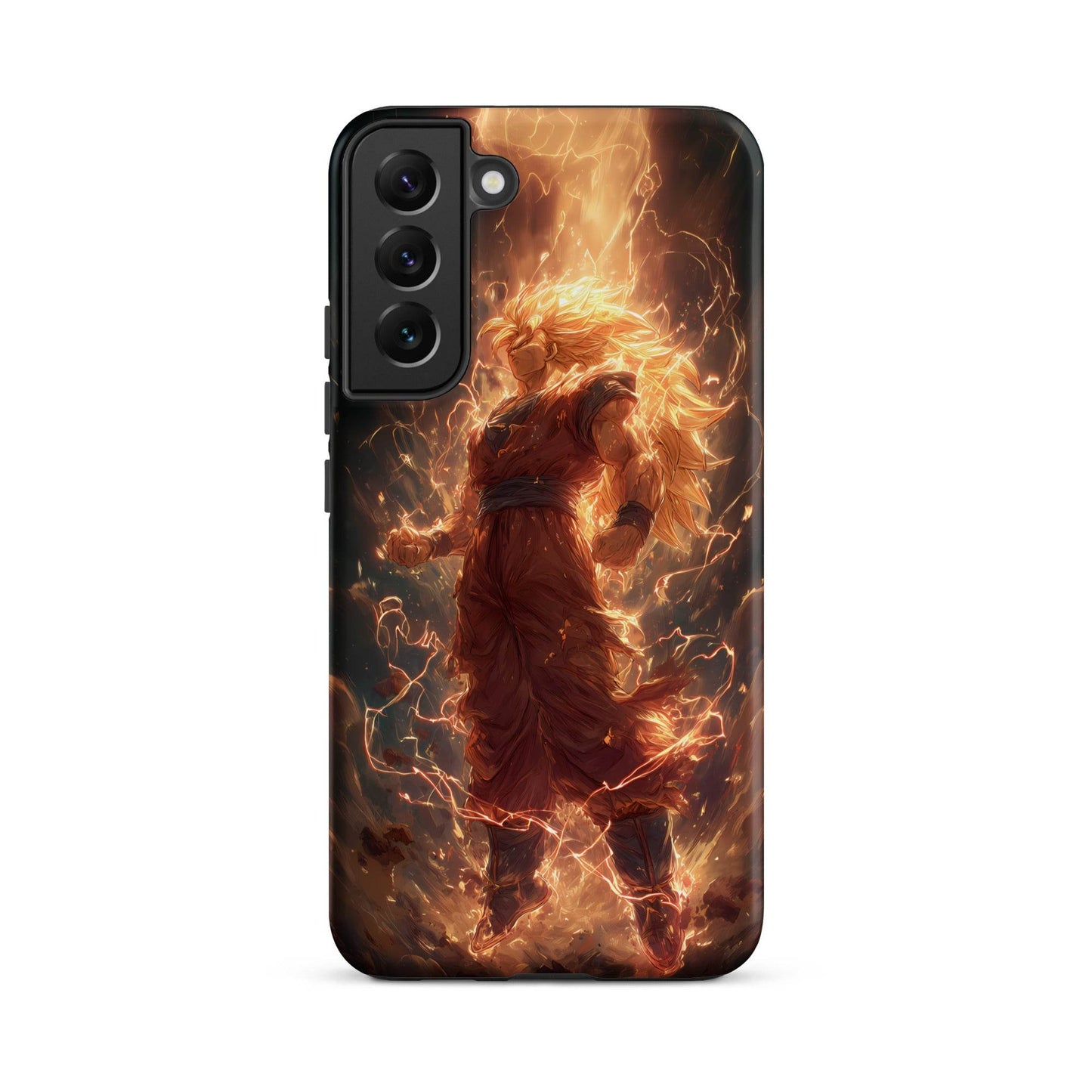 Super Saiyan 3 Goku, Dragon Ball Z Anime Fan Art Tough case for Samsung® - Chromavolt