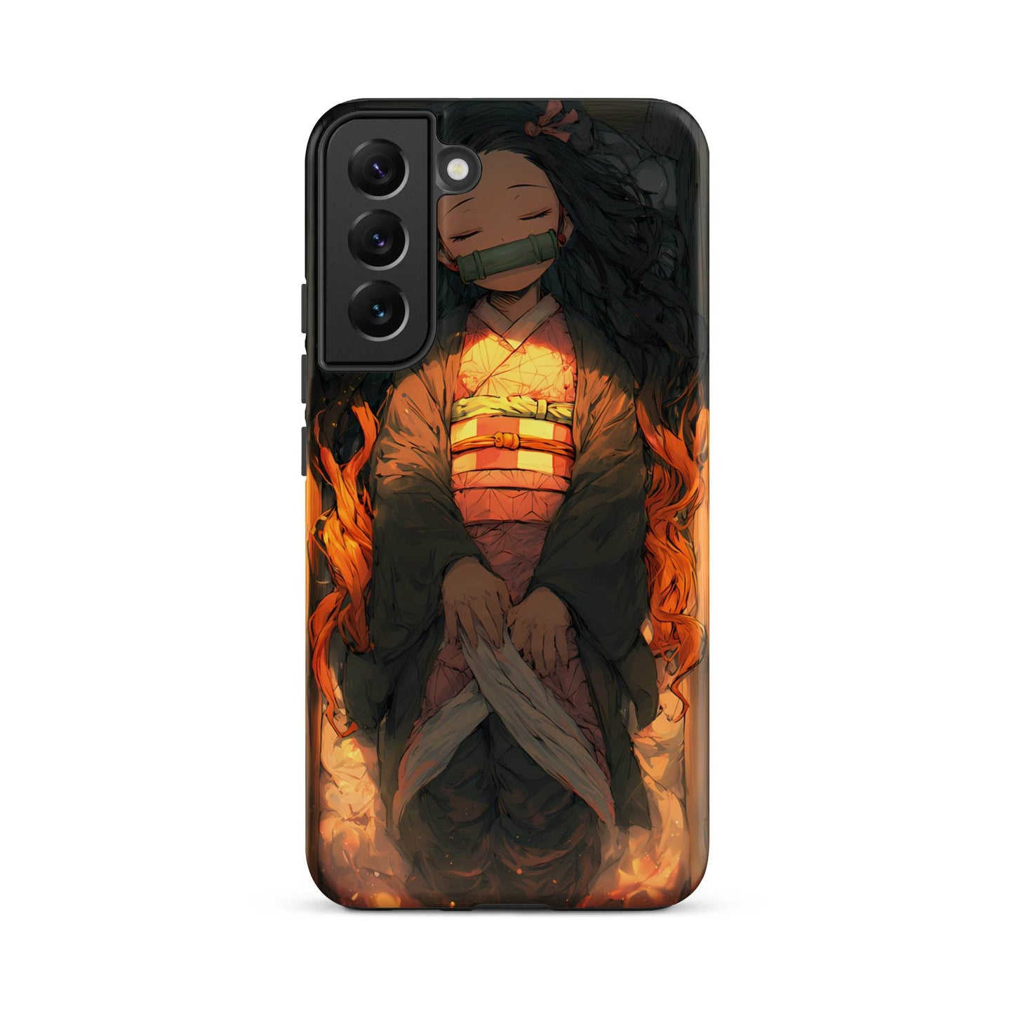 Sleeping Nezuko, Demon Slayer Anime Tough case for Samsung® - Chromavolt
