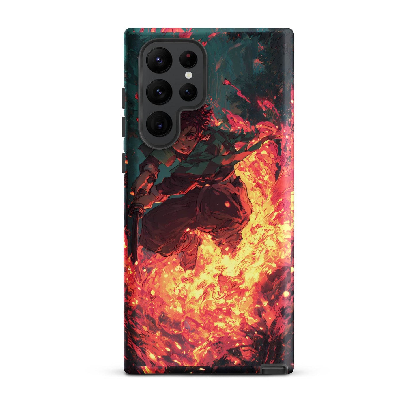 Tanjiro Kamado Hinokami Kagura, Demon Slayer Anime Tough case for Samsung® - Chromavolt
