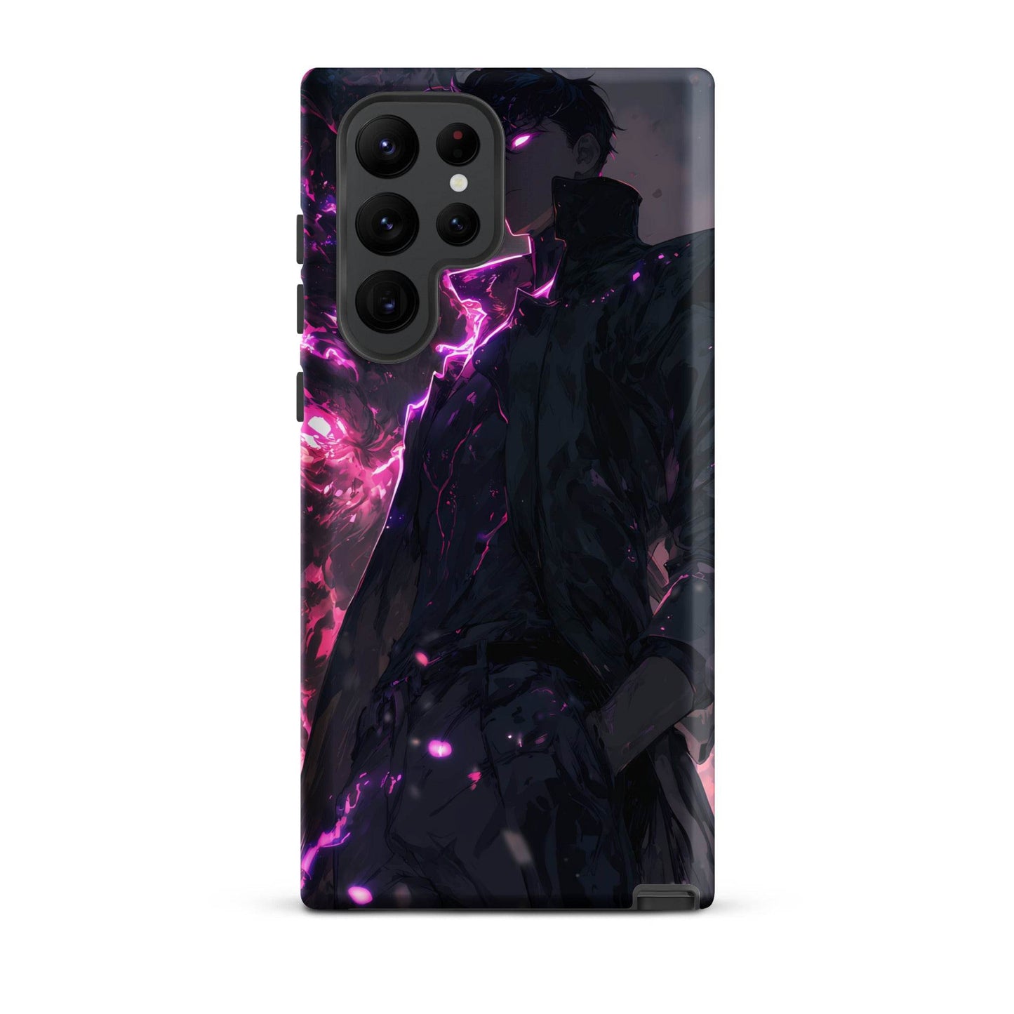 Solo Leveling Sung Jinwoo Shadow Monarch Anime Fan Art Tough case for Samsung® - Chromavolt