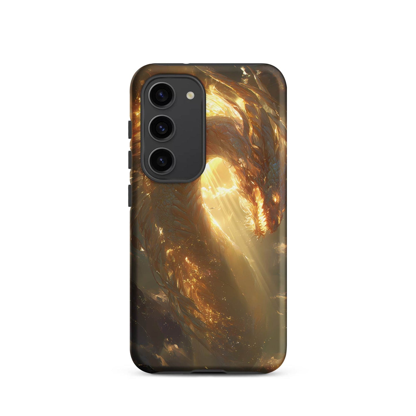 Light Dragon: The Celestial Flame Tough case for Samsung® - Chromavolt