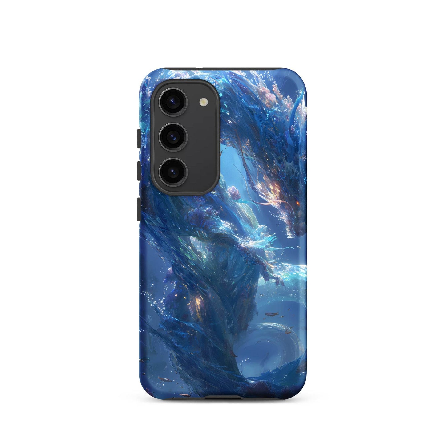 Water Dragon: The Serpent of Serenity Tough case for Samsung® - Chromavolt