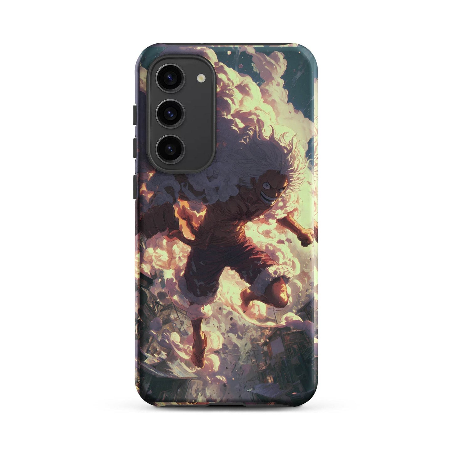 Monkey D Luffy Gear 5 Sun God Nika, One Piece Tough case for Samsung® - Chromavolt