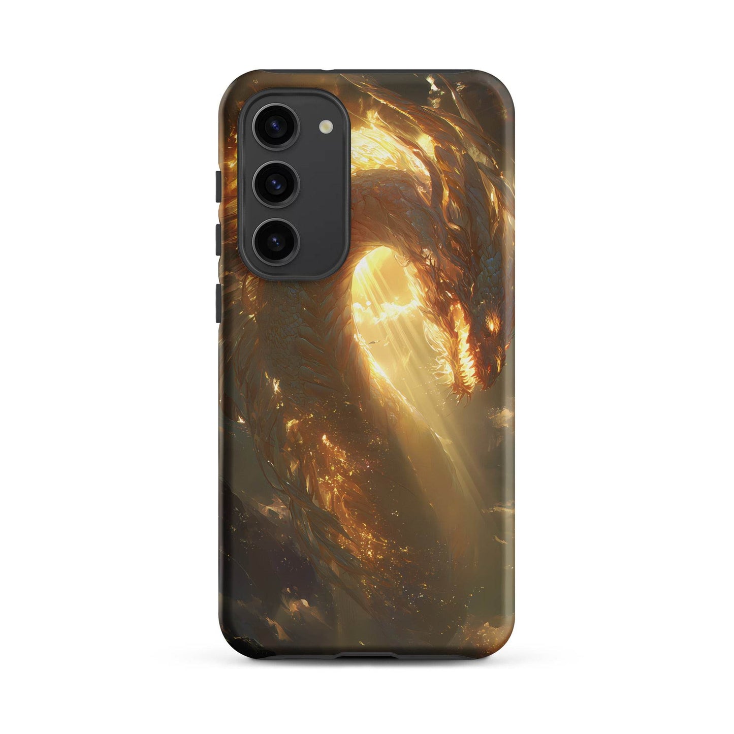 Light Dragon: The Celestial Flame Tough case for Samsung® - Chromavolt