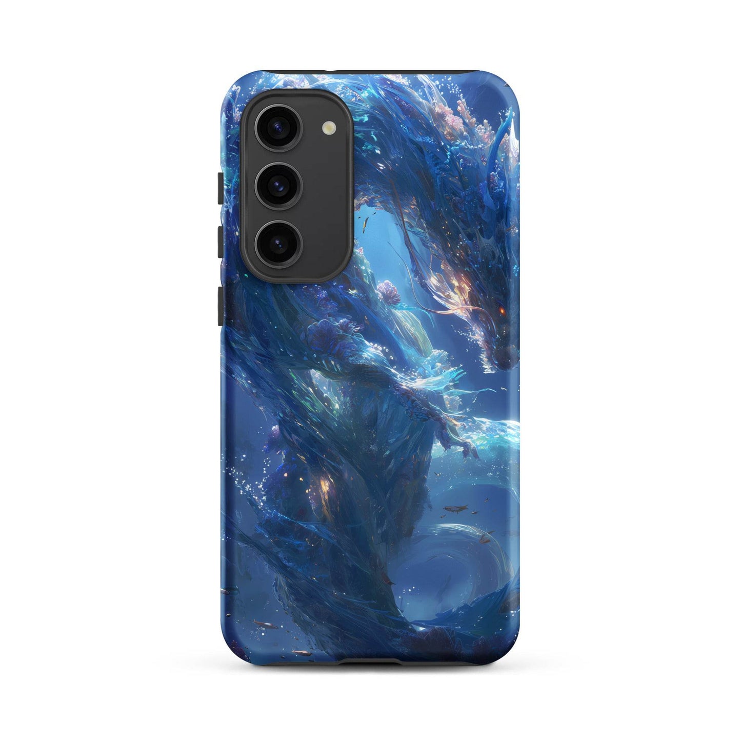 Water Dragon: The Serpent of Serenity Tough case for Samsung® - Chromavolt