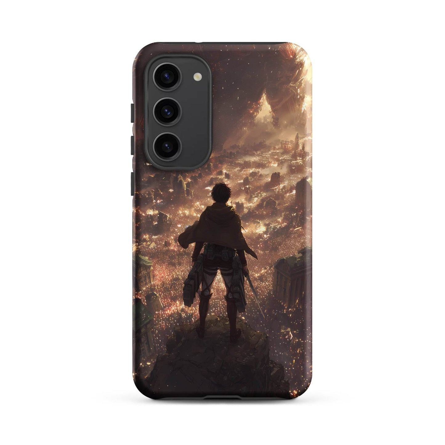 Eren Jaeger, Attack On Titan Anime Fan Art Tough case for Samsung® - Chromavolt