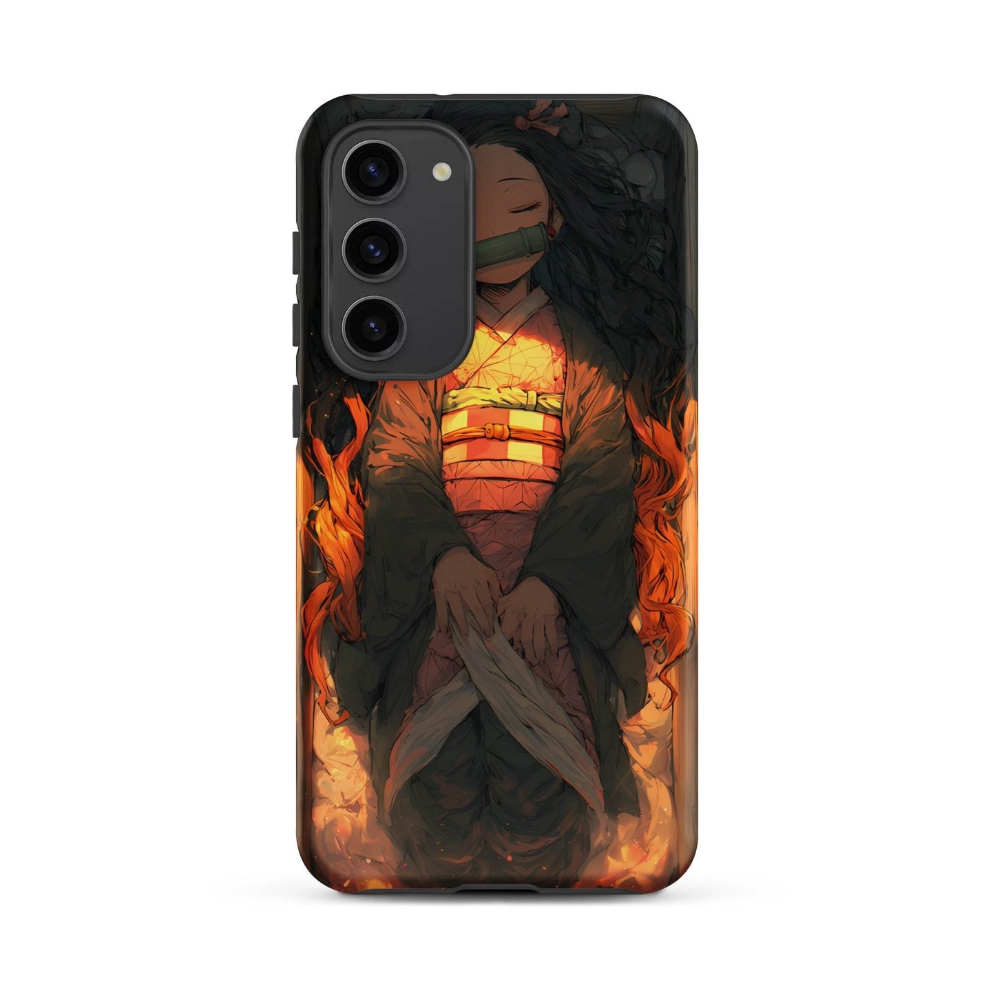 Sleeping Nezuko, Demon Slayer Anime Tough case for Samsung® - Chromavolt