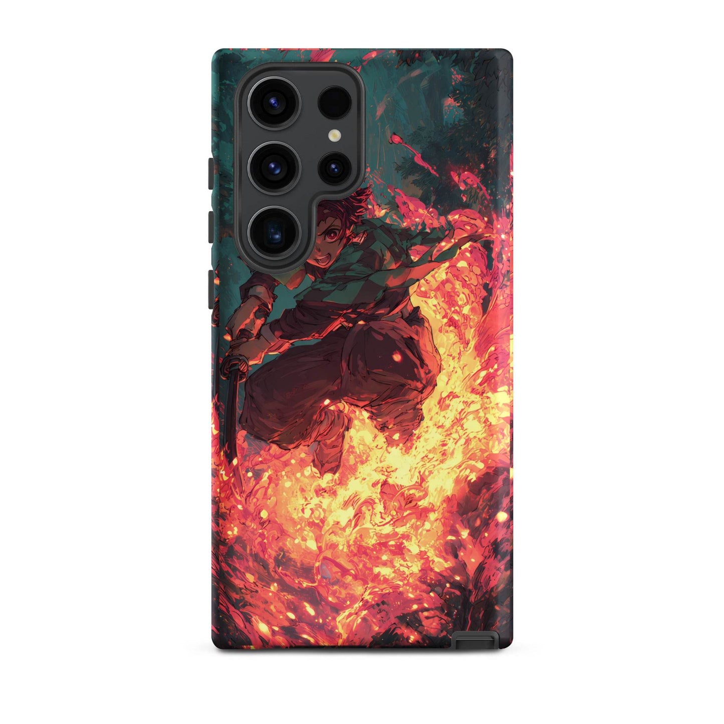 Tanjiro Kamado Hinokami Kagura, Demon Slayer Anime Tough case for Samsung® - Chromavolt