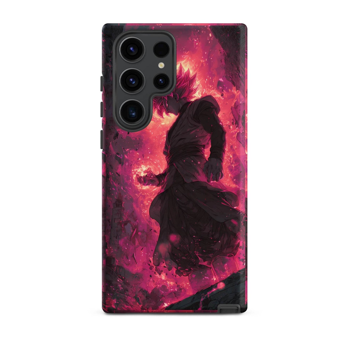 Zamasu Goku Black, Pink Rose Super Saiyan Dragon Ball Tough case for Samsung® - Chromavolt