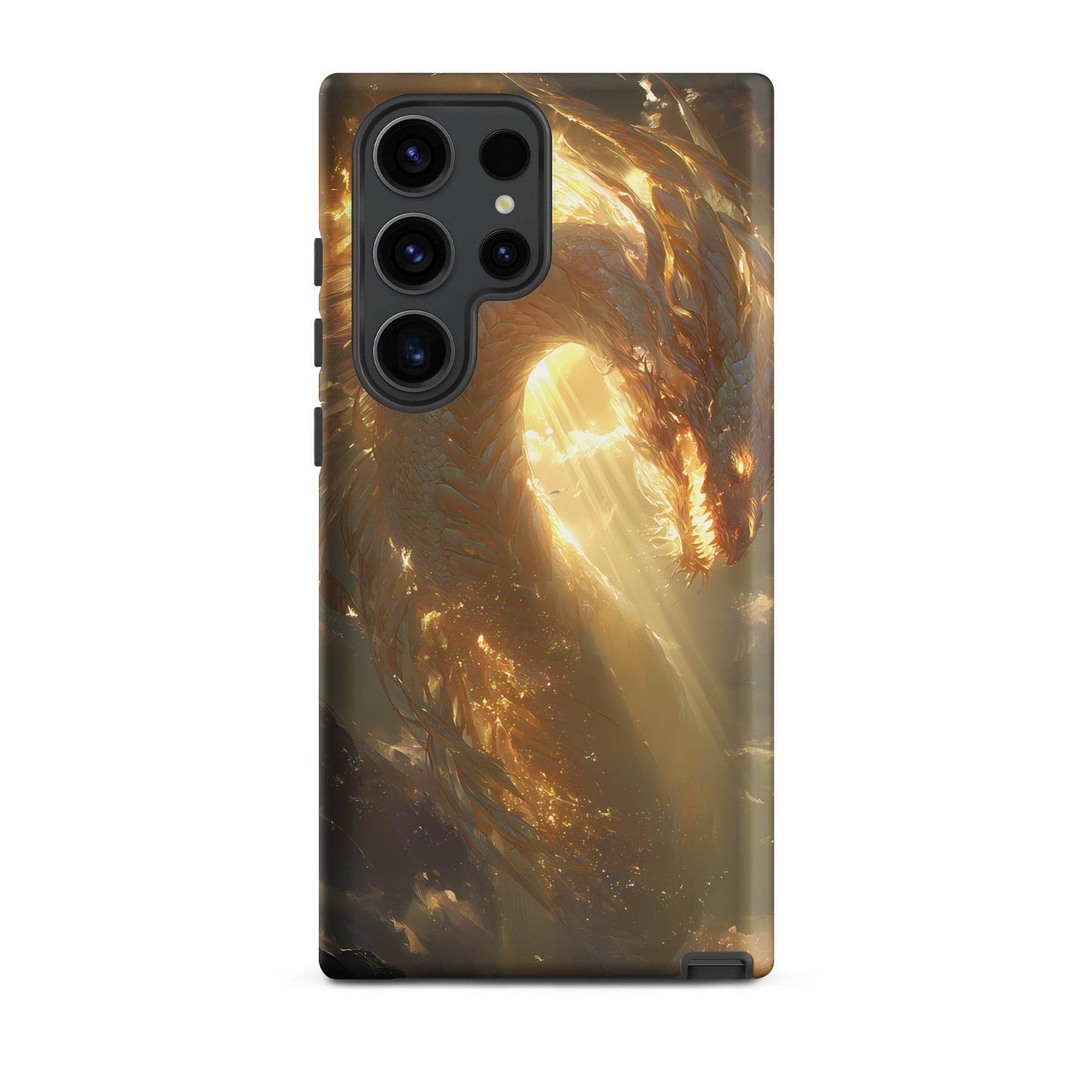 Light Dragon: The Celestial Flame Tough case for Samsung® - Chromavolt
