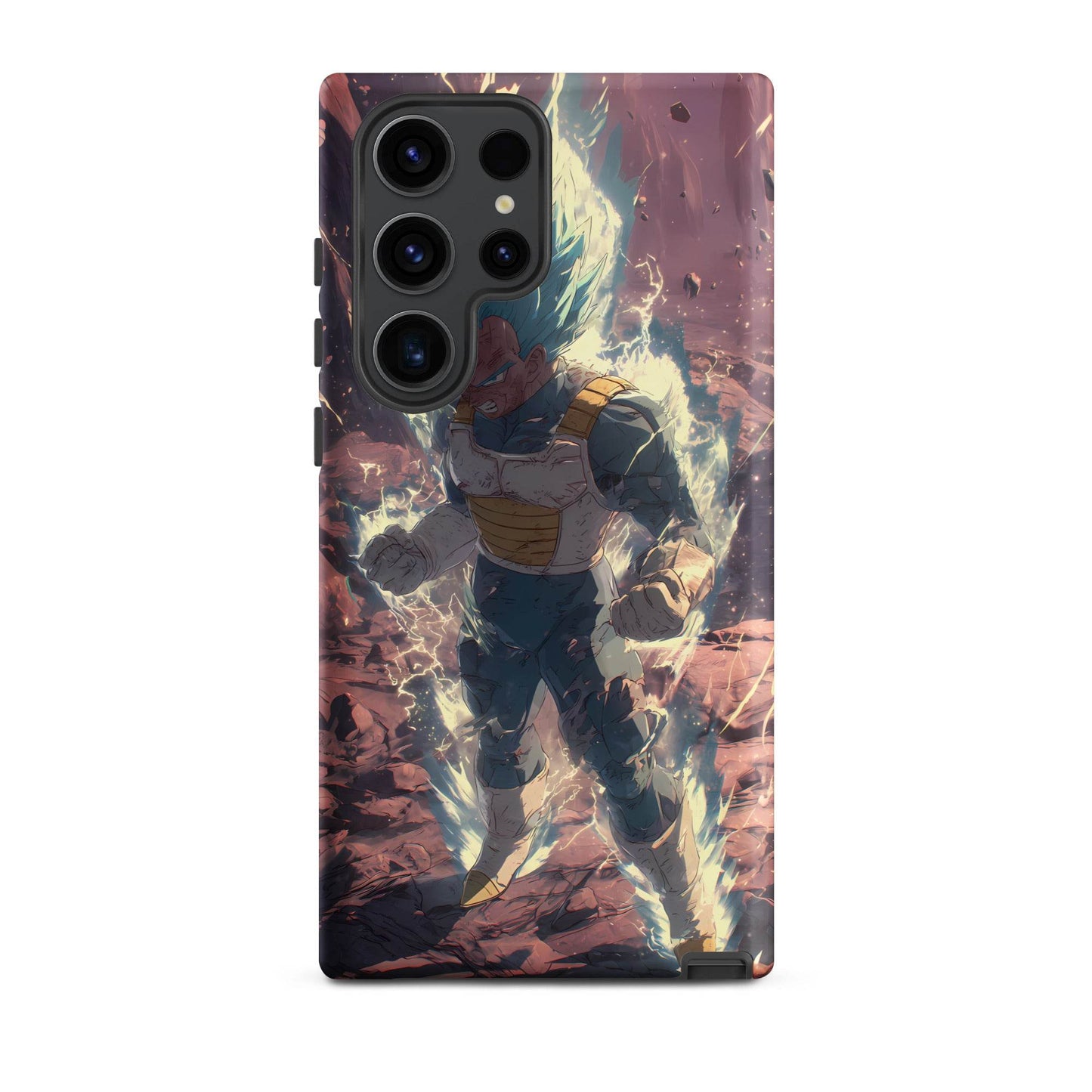 Super Saiyan Blue Vegeta, Dragon Ball Super Anime Fan Art Tough case for Samsung® - Chromavolt