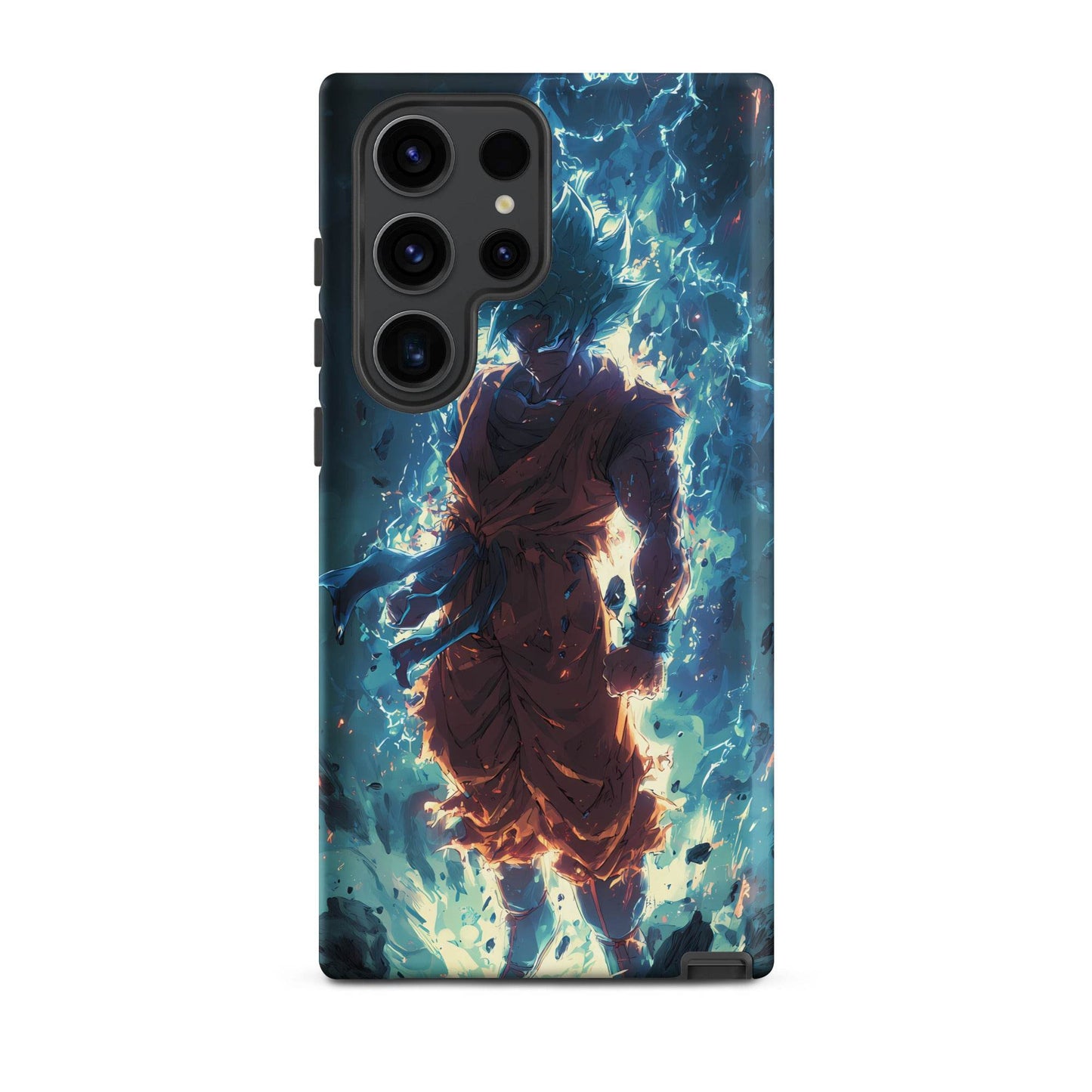 Super Saiyan Blue Goku, Dragon Ball Super Anime Fan Art Tough case for Samsung® - Chromavolt