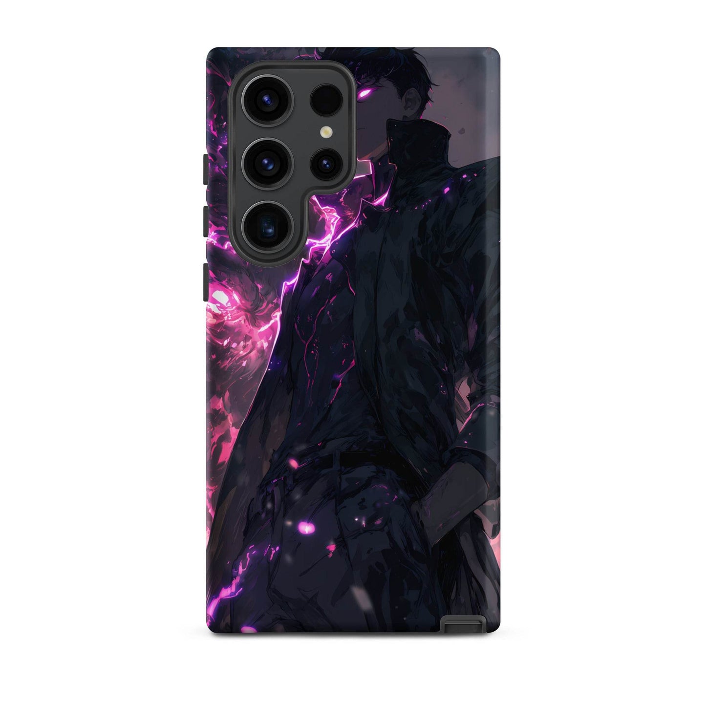 Solo Leveling Sung Jinwoo Shadow Monarch Anime Fan Art Tough case for Samsung® - Chromavolt