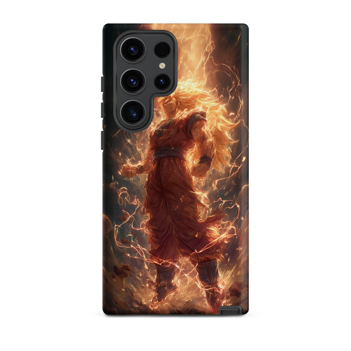 Super Saiyan 3 Goku, Dragon Ball Z Anime Fan Art Tough case for Samsung® - Chromavolt