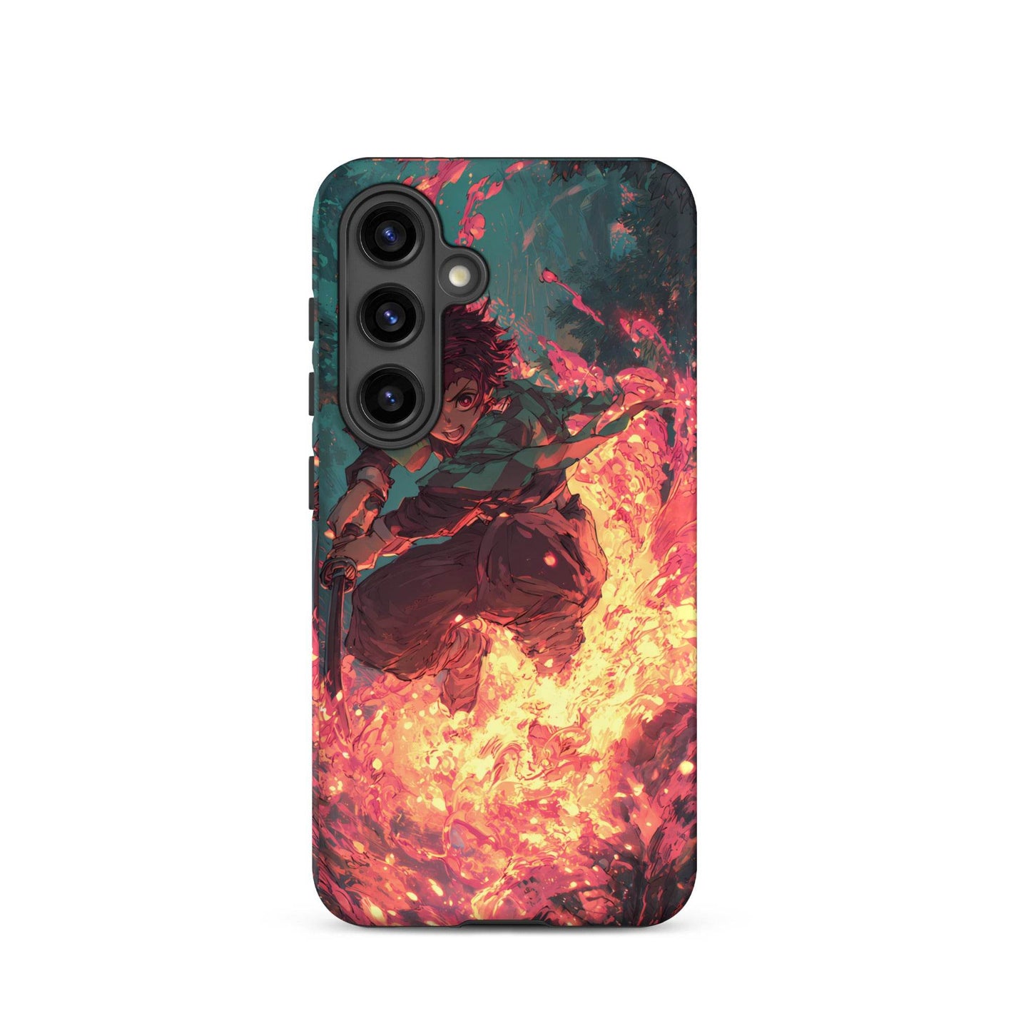 Tanjiro Kamado Hinokami Kagura, Demon Slayer Anime Tough case for Samsung® - Chromavolt