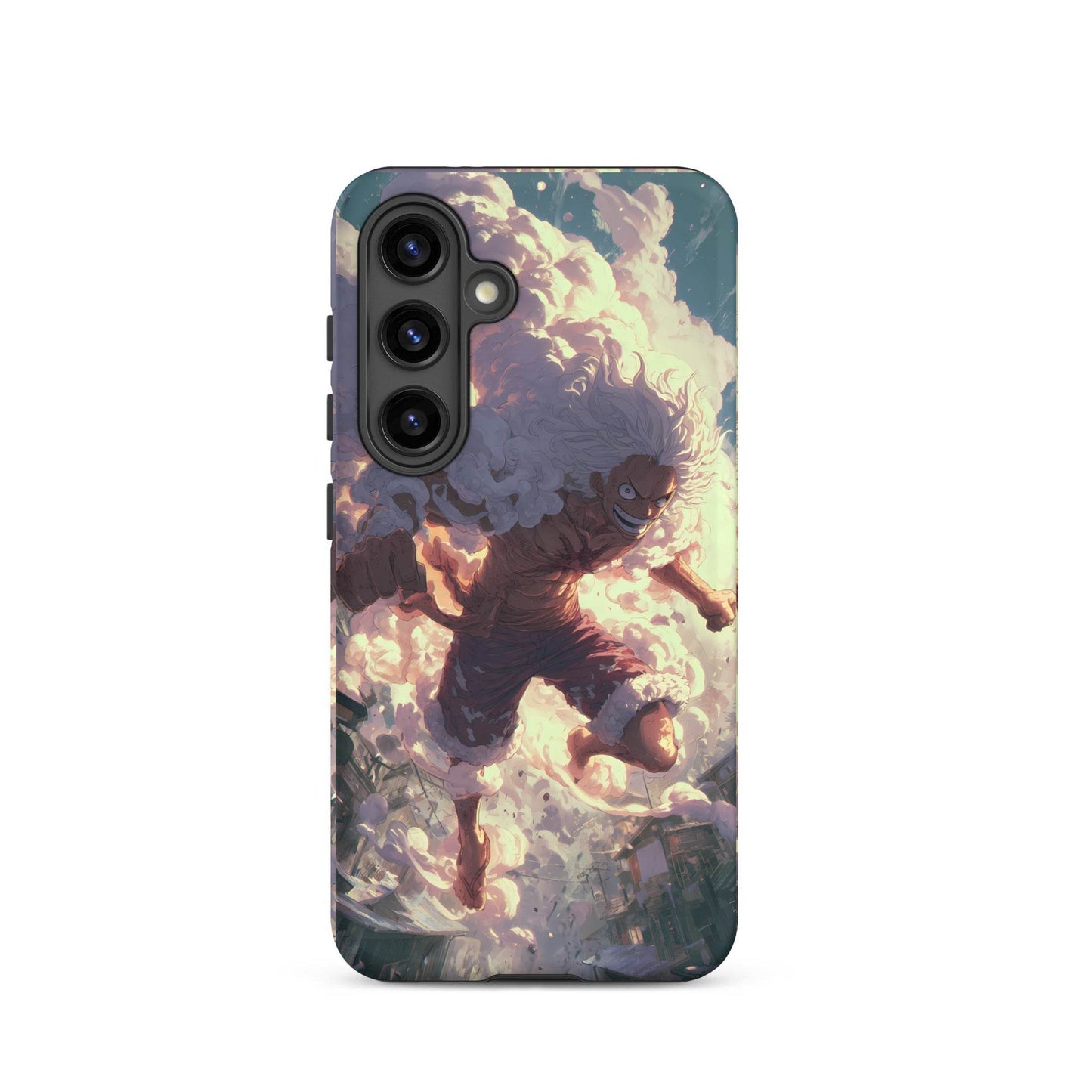 Monkey D Luffy Gear 5 Sun God Nika, One Piece Tough case for Samsung® - Chromavolt