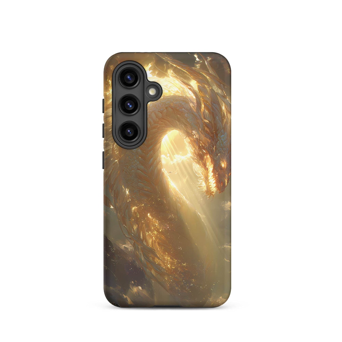 Light Dragon: The Celestial Flame Tough case for Samsung® - Chromavolt