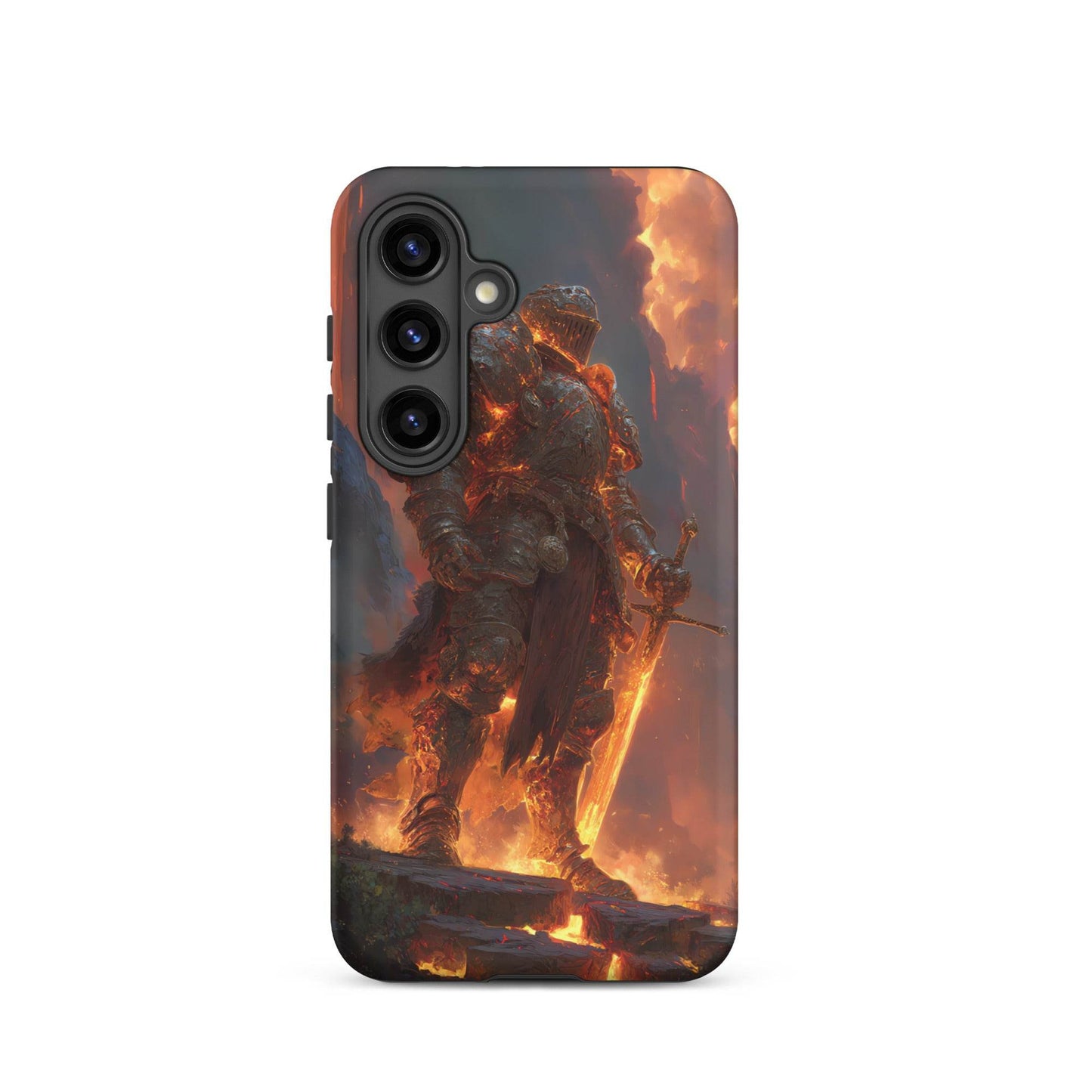 Fire Elemental Knight, Original Anime Art Tough case for Samsung® - Chromavolt