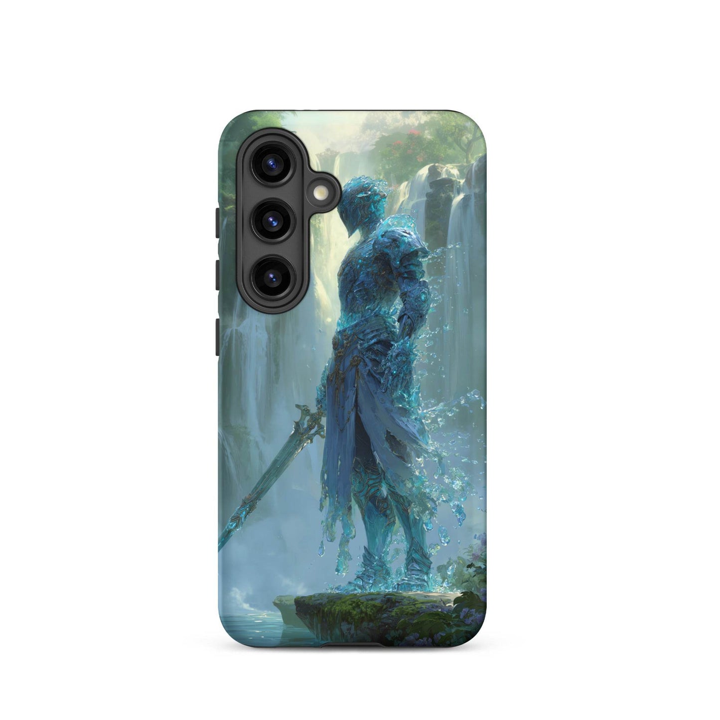 Water Elemental Knight, Original Anime Art Tough case for Samsung® - Chromavolt