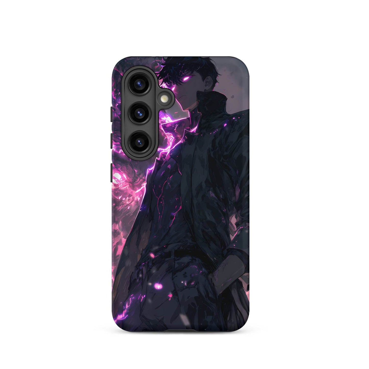 Solo Leveling Sung Jinwoo Shadow Monarch Anime Fan Art Tough case for Samsung® - Chromavolt