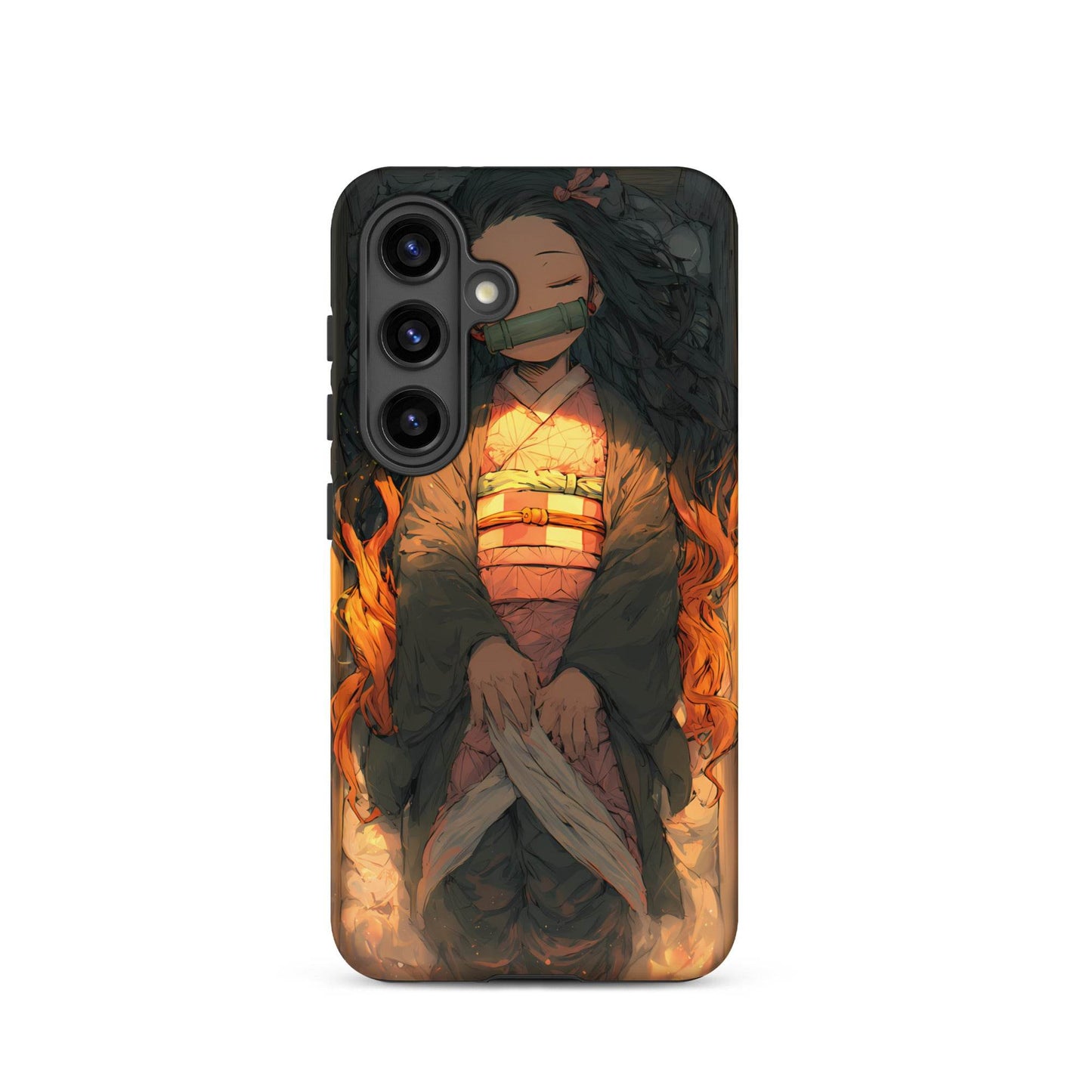 Sleeping Nezuko, Demon Slayer Anime Tough case for Samsung® - Chromavolt
