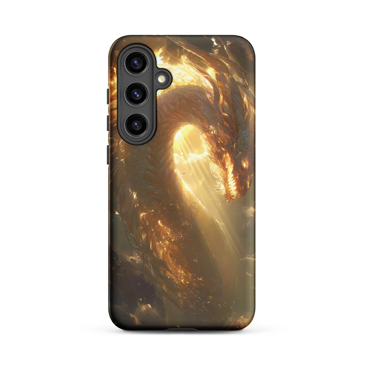 Light Dragon: The Celestial Flame Tough case for Samsung® - Chromavolt
