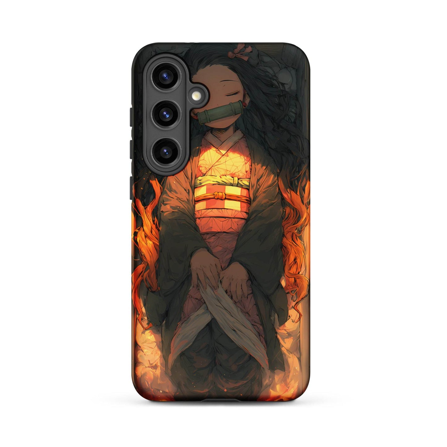 Sleeping Nezuko, Demon Slayer Anime Tough case for Samsung® - Chromavolt