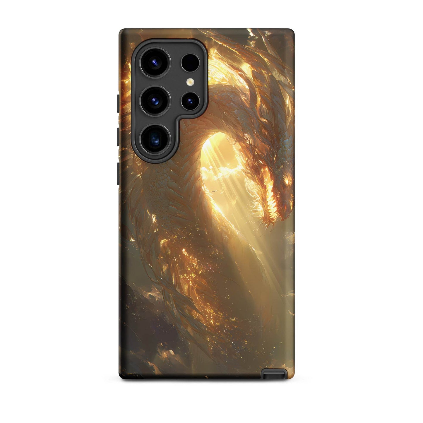 Light Dragon: The Celestial Flame Tough case for Samsung® - Chromavolt