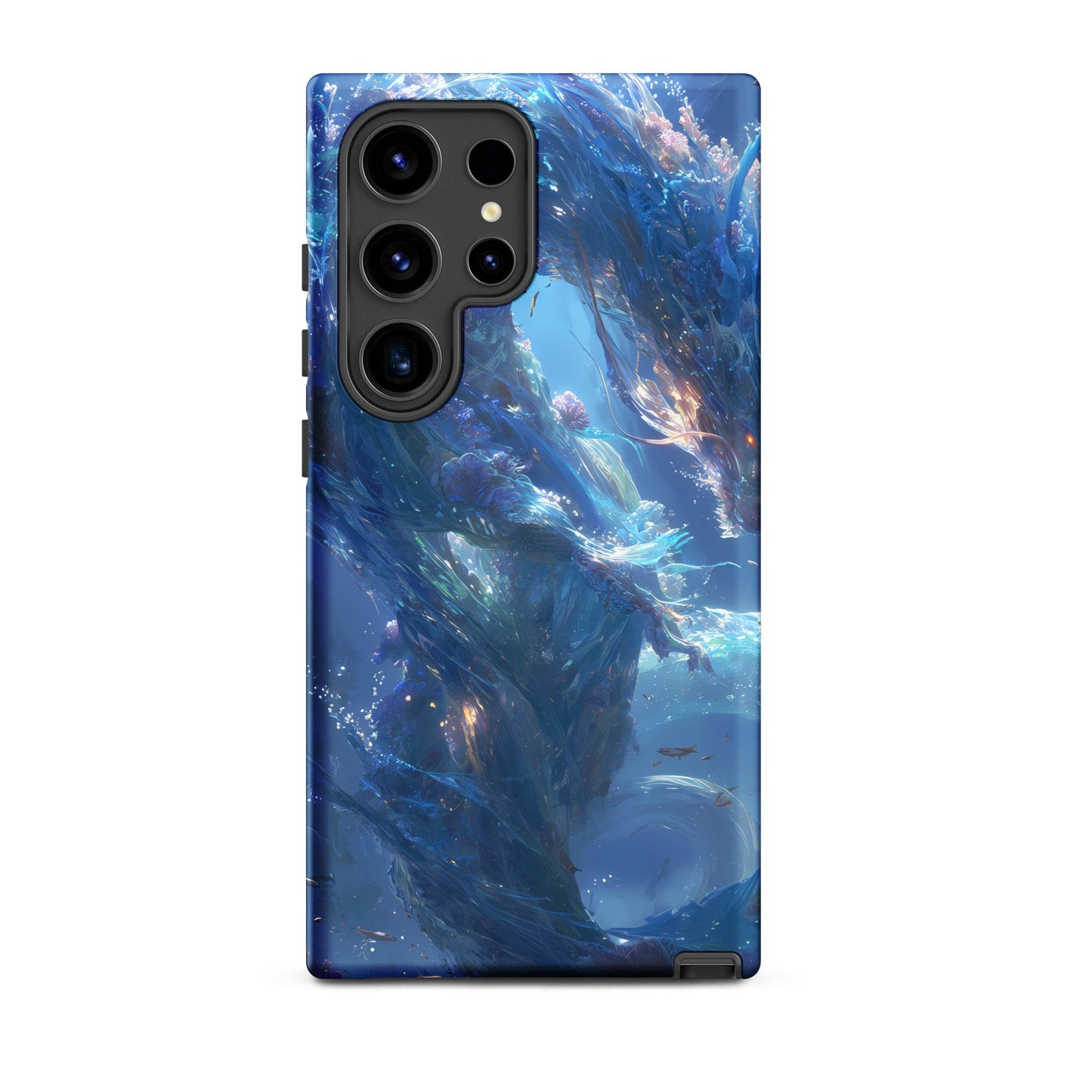 Water Dragon: The Serpent of Serenity Tough case for Samsung® - Chromavolt