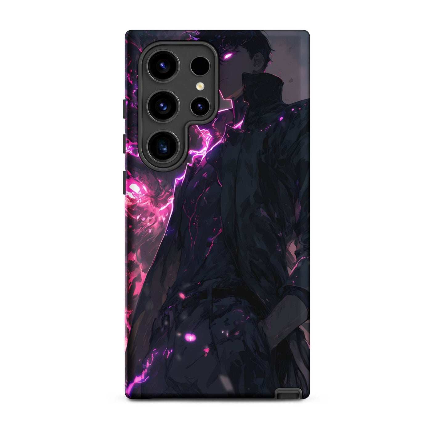 Solo Leveling Sung Jinwoo Shadow Monarch Anime Fan Art Tough case for Samsung® - Chromavolt