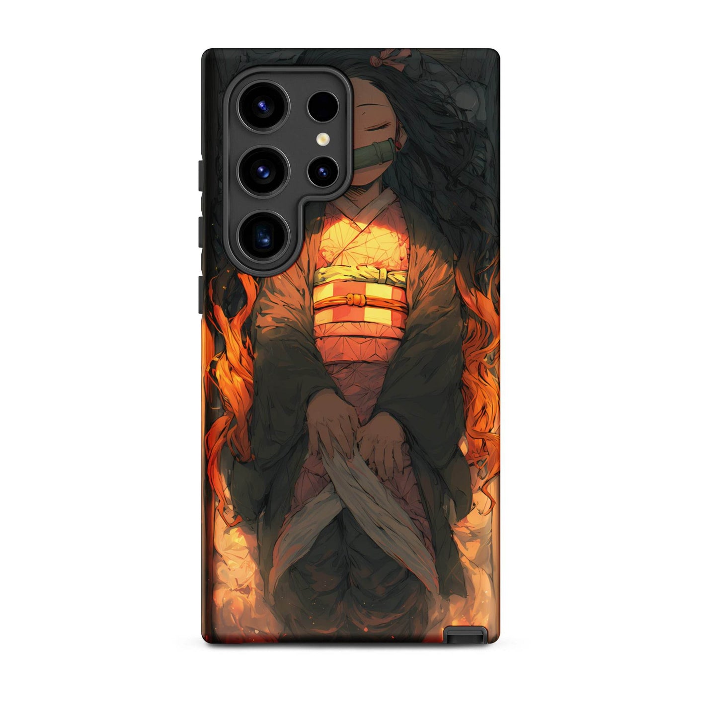 Sleeping Nezuko, Demon Slayer Anime Tough case for Samsung® - Chromavolt