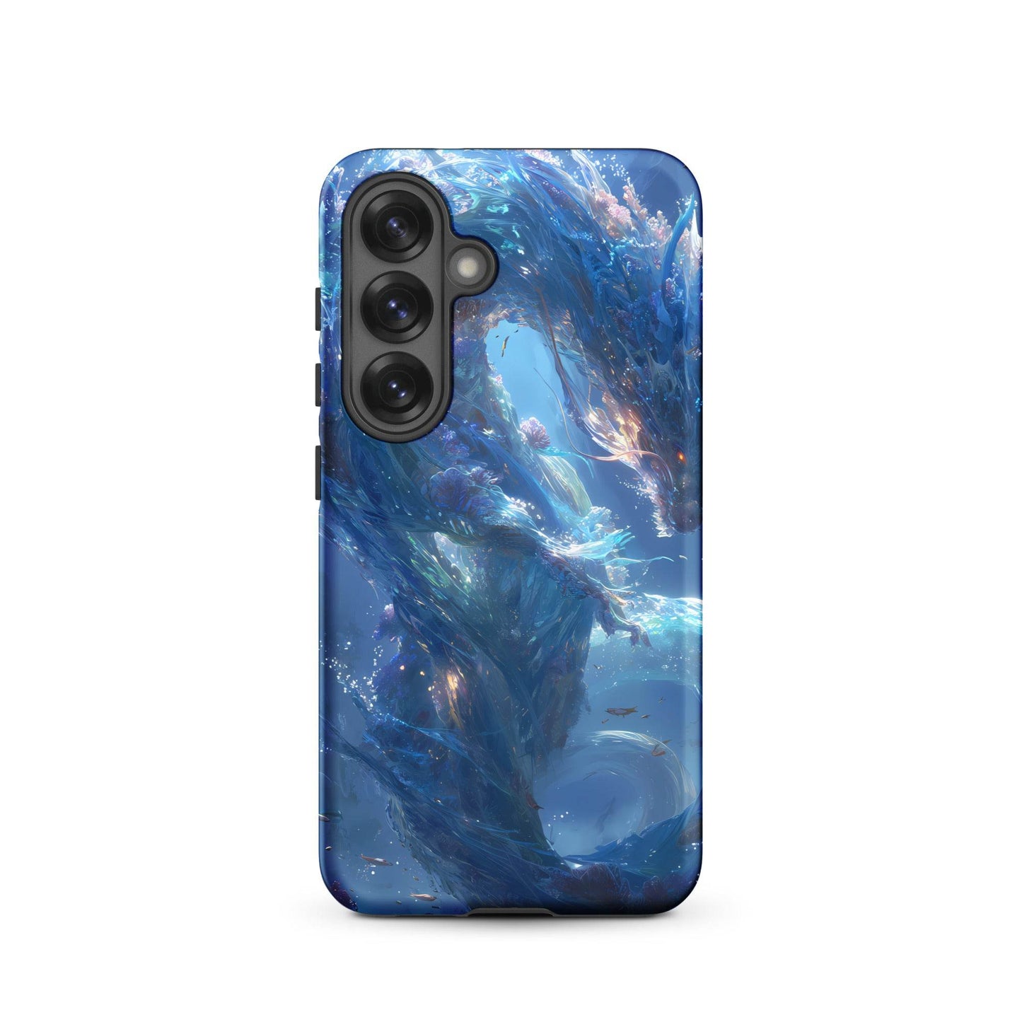Water Dragon: The Serpent of Serenity Tough case for Samsung® - Chromavolt