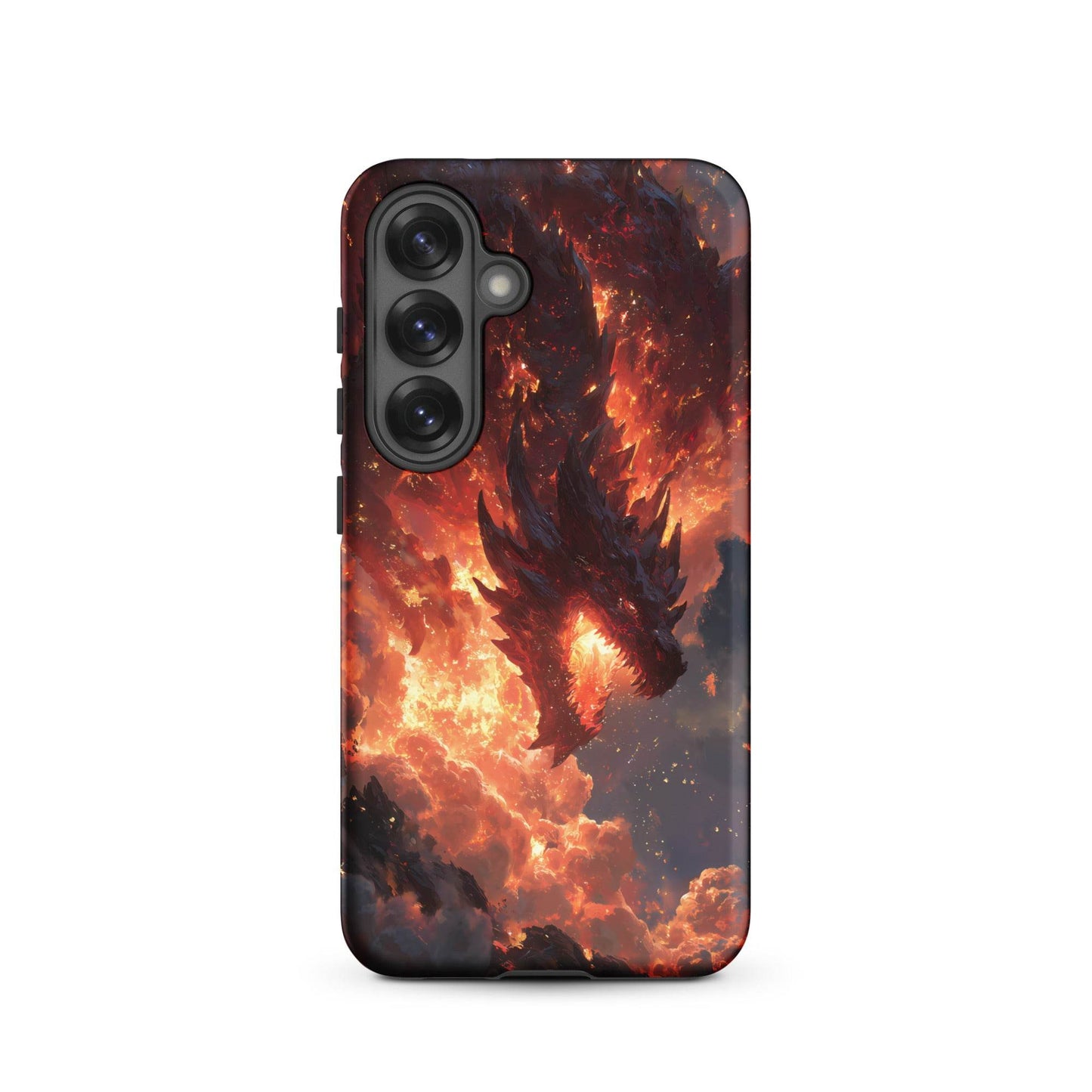Fire Dragon: The Inferno Sovereign Tough case for Samsung® - Chromavolt
