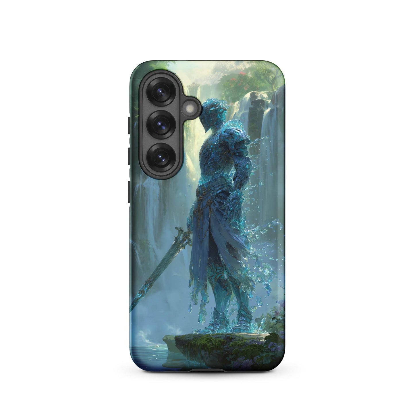 Water Elemental Knight, Original Anime Art Tough case for Samsung® - Chromavolt