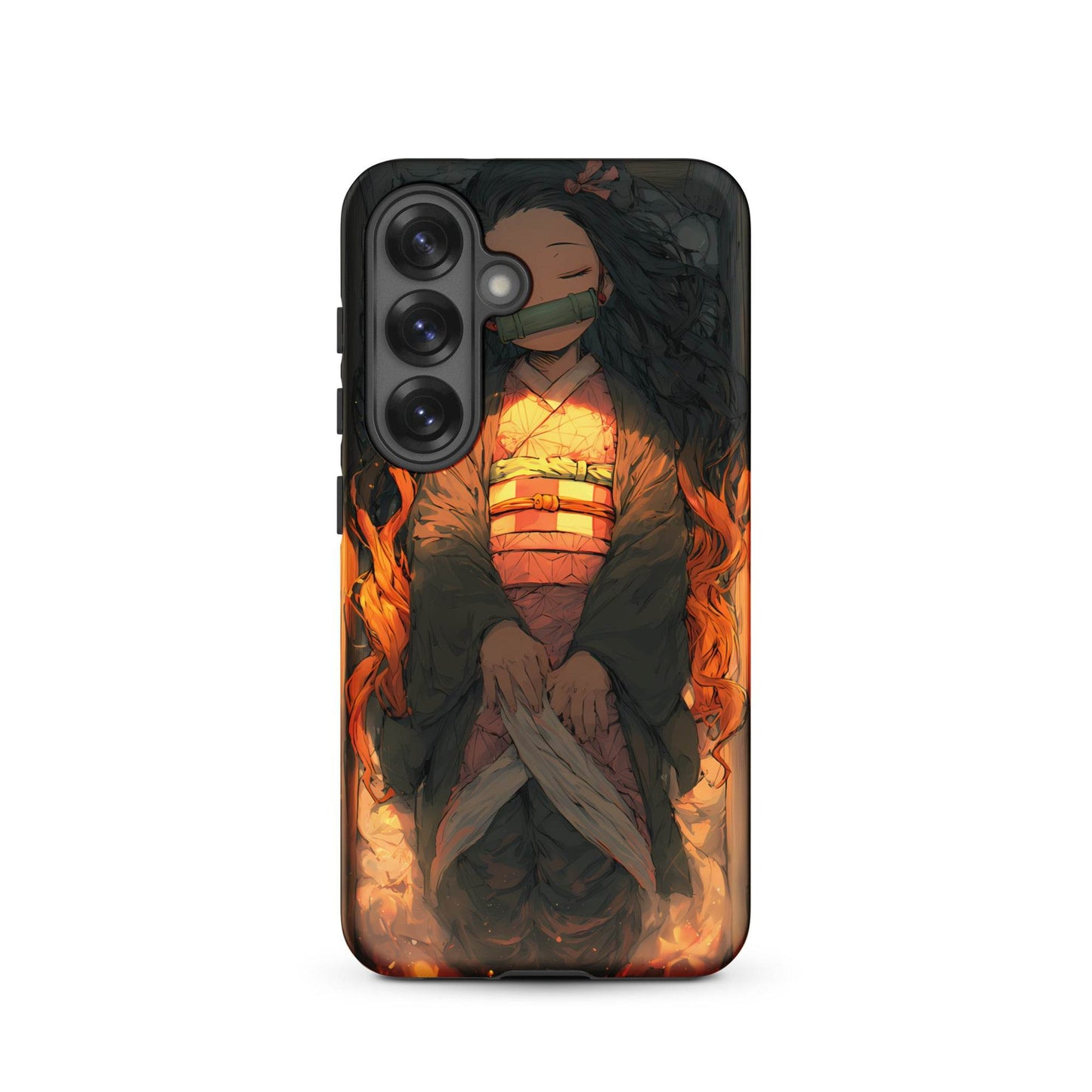 Sleeping Nezuko, Demon Slayer Anime Tough case for Samsung® - Chromavolt