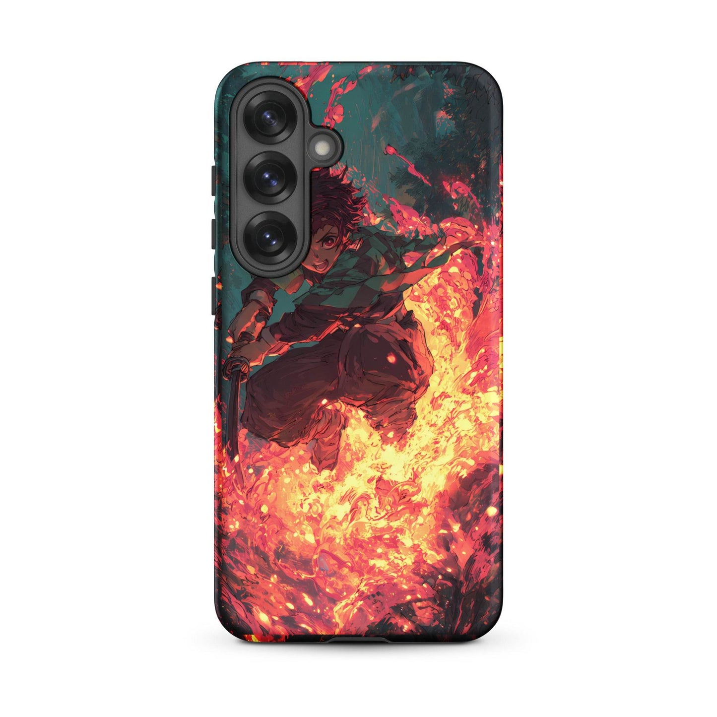 Tanjiro Kamado Hinokami Kagura, Demon Slayer Anime Tough case for Samsung® - Chromavolt