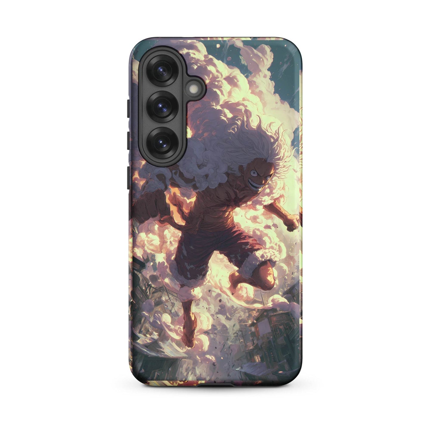 Monkey D Luffy Gear 5 Sun God Nika, One Piece Tough case for Samsung® - Chromavolt