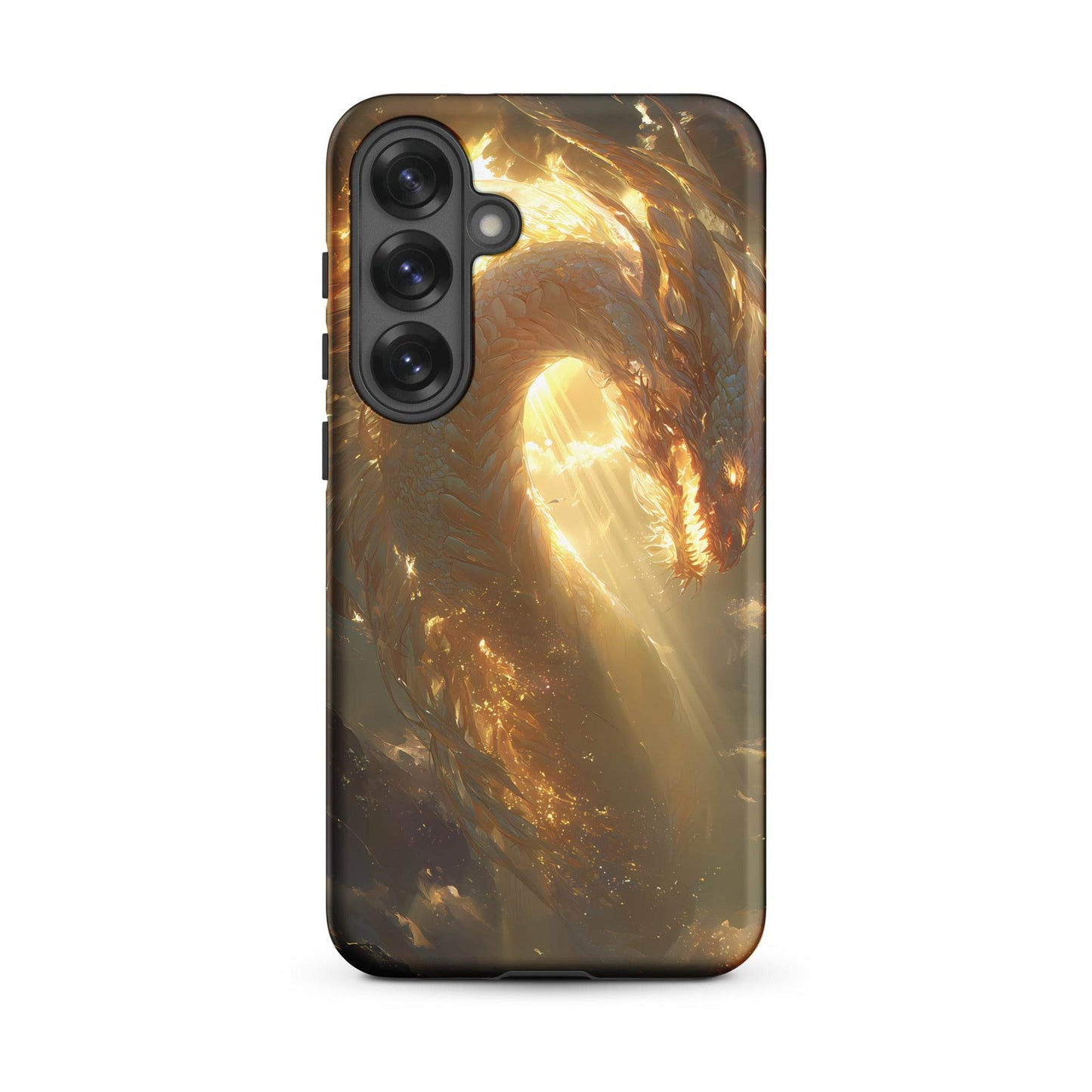 Light Dragon: The Celestial Flame Tough case for Samsung® - Chromavolt