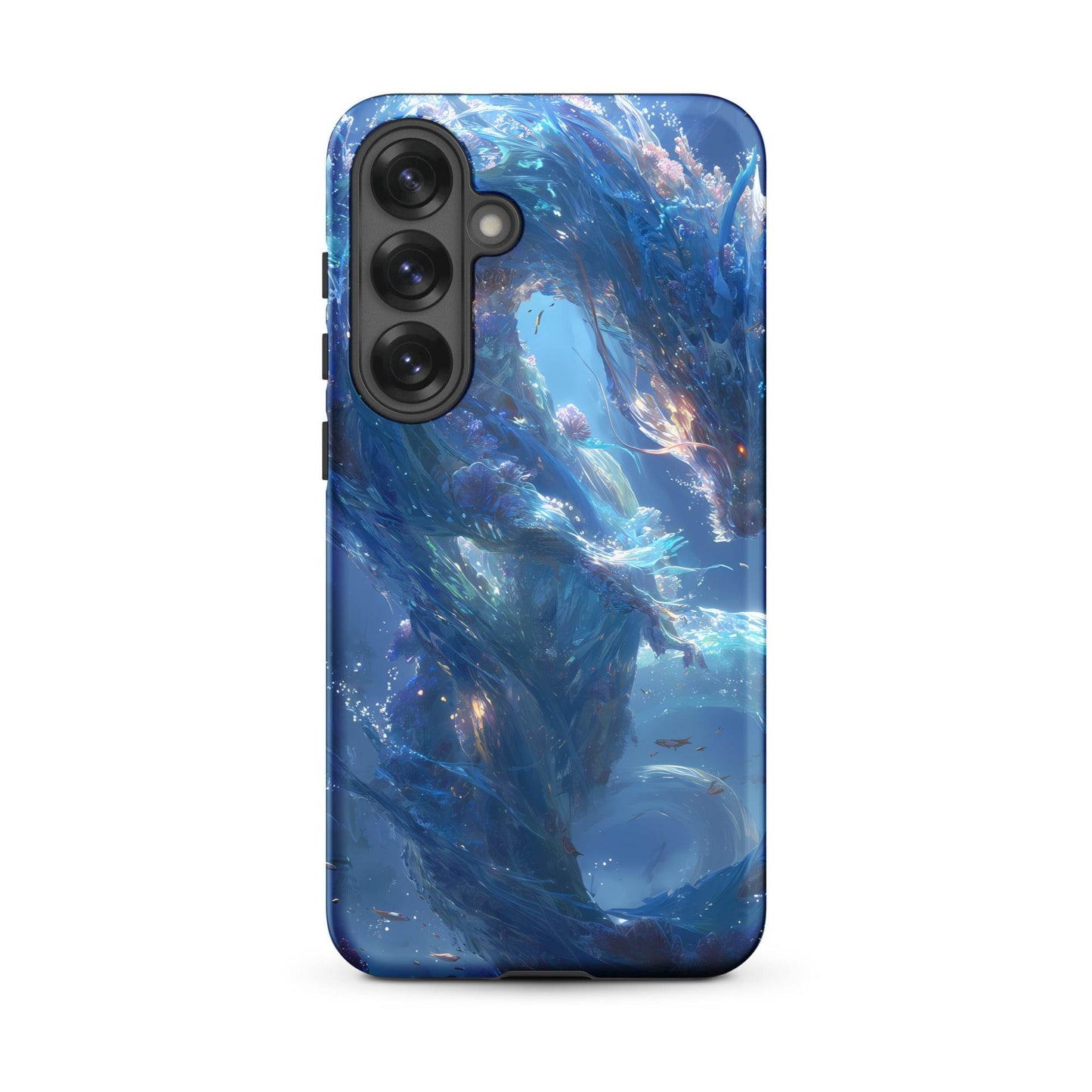 Water Dragon: The Serpent of Serenity Tough case for Samsung® - Chromavolt