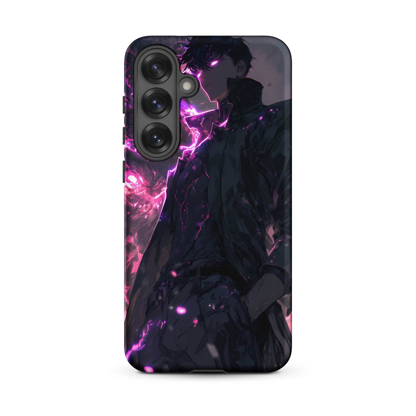 Solo Leveling Sung Jinwoo Shadow Monarch Anime Fan Art Tough case for Samsung® - Chromavolt