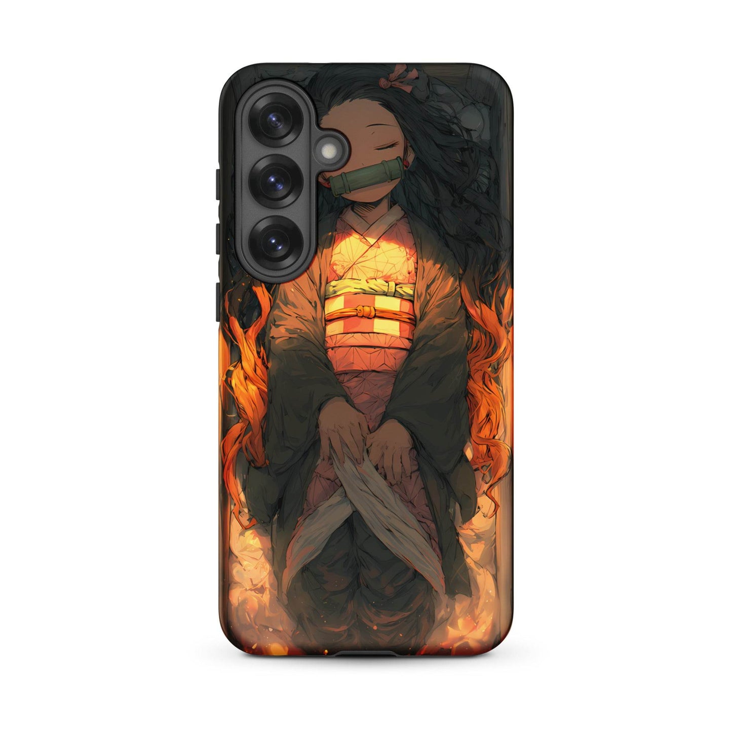 Sleeping Nezuko, Demon Slayer Anime Tough case for Samsung® - Chromavolt