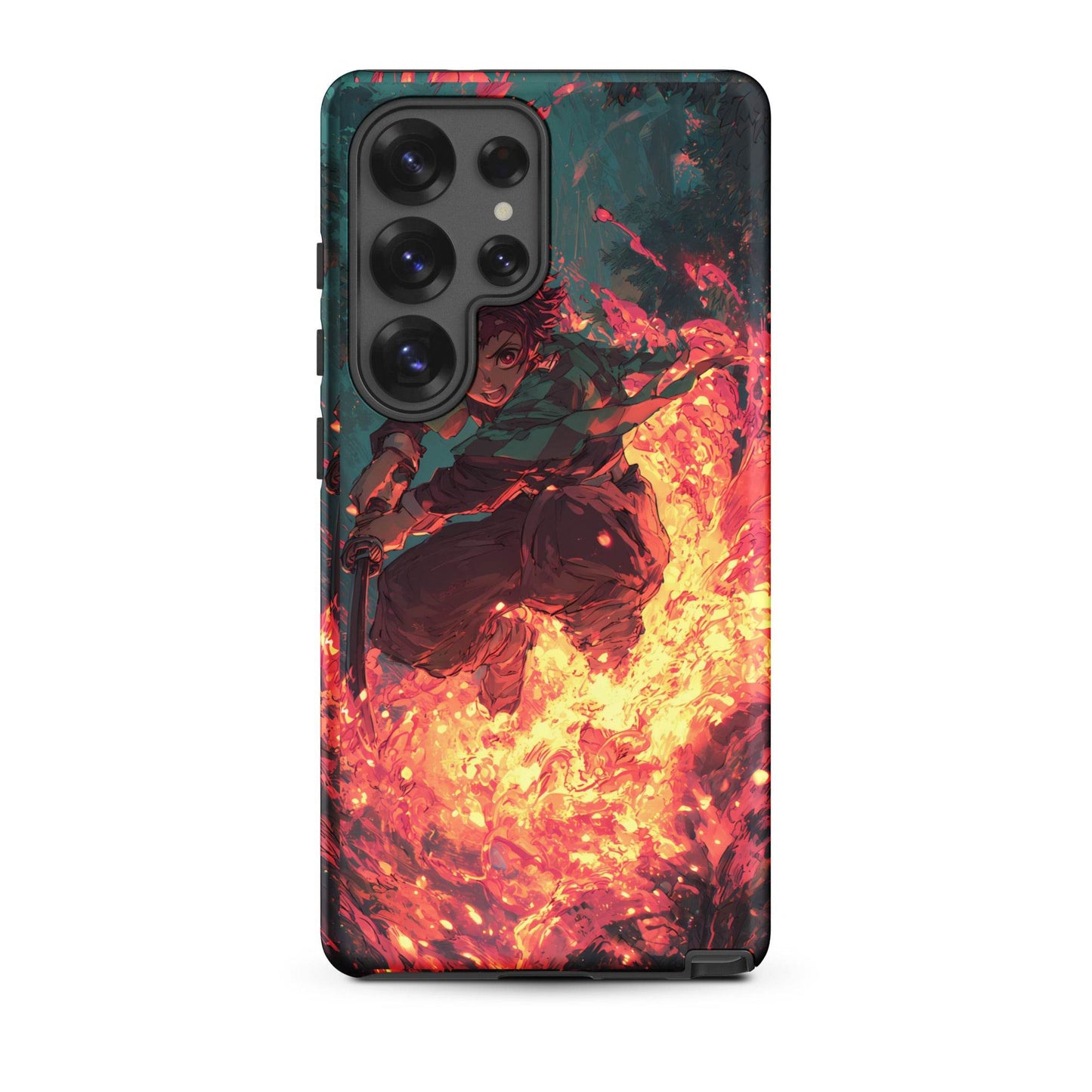 Tanjiro Kamado Hinokami Kagura, Demon Slayer Anime Tough case for Samsung® - Chromavolt